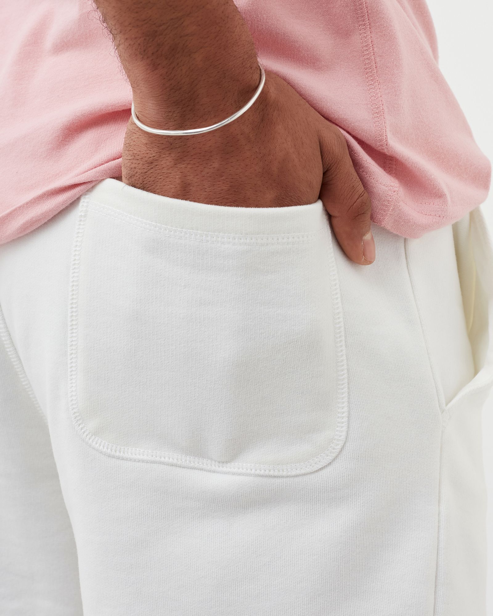 RECYCLED COTTON SWEATSHORT