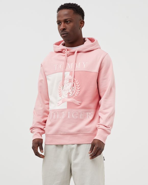 Hilfiger Store | Pink Tommy & FLAG HCM CREST BSTN \'COLLECTION\' HOODIE