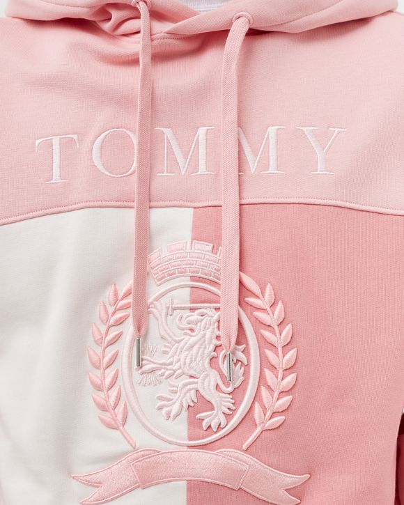 Tommy Hilfiger HCM CREST & FLAG 'COLLECTION' HOODIE Pink | BSTN Store