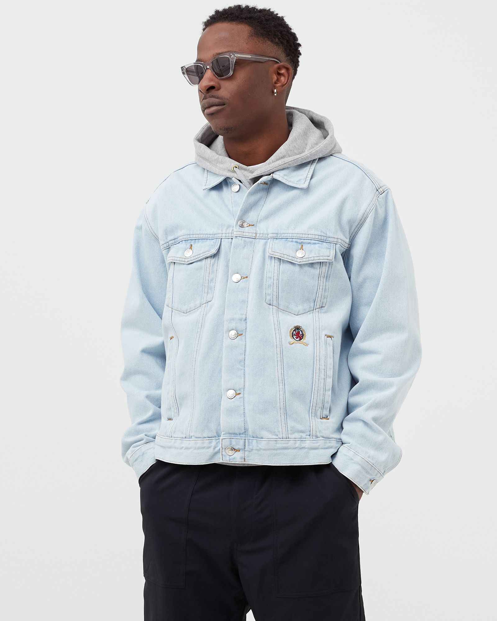 HCM FLAG & CREST DENIM 'COLLECTION' JACKET