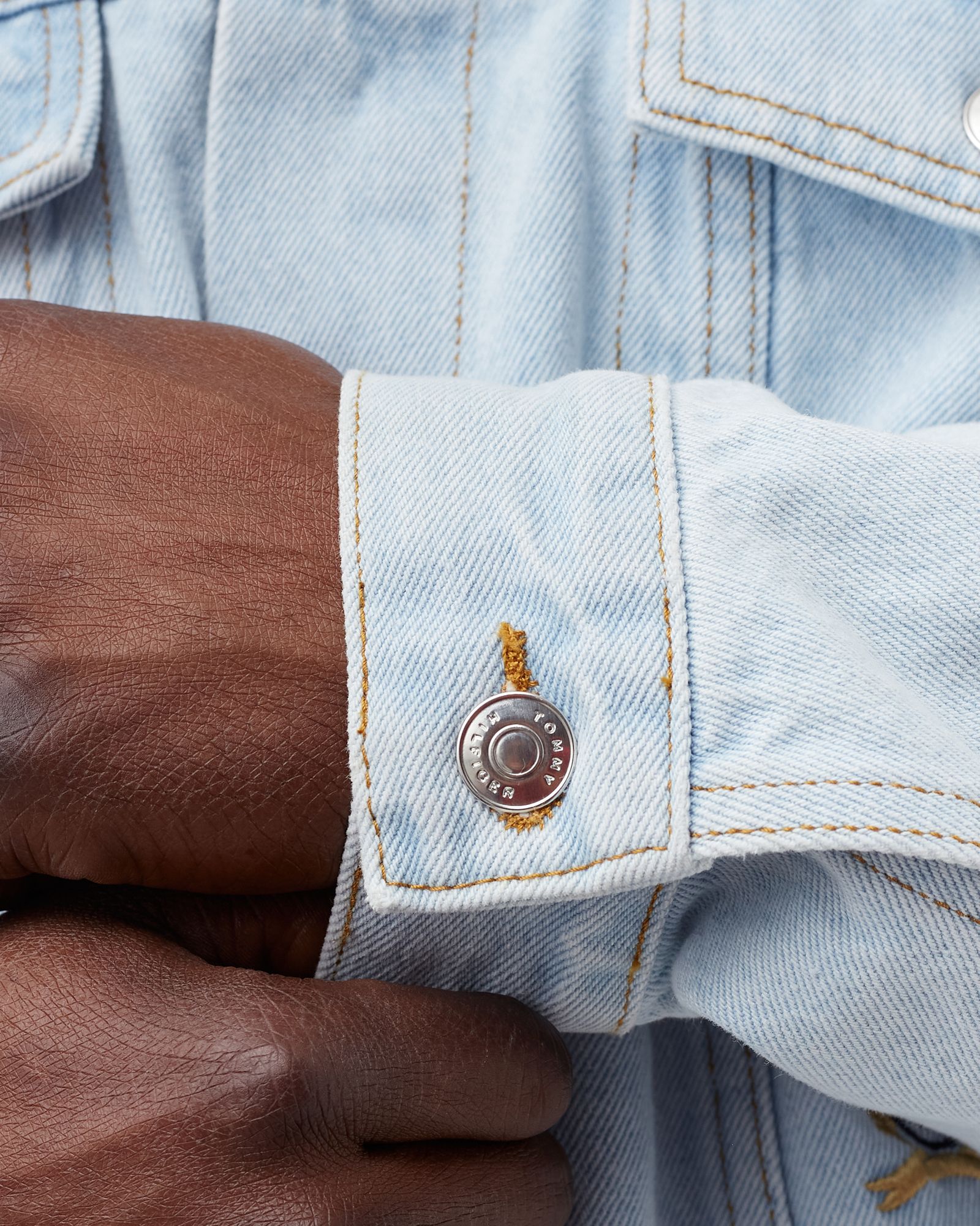 HCM FLAG & CREST DENIM 'COLLECTION' JACKET