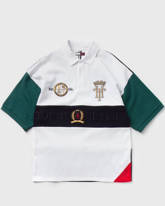 Tommy Hilfiger HCM OVERSIZED SAILING POLO 'COLLECTION' SHIRT White