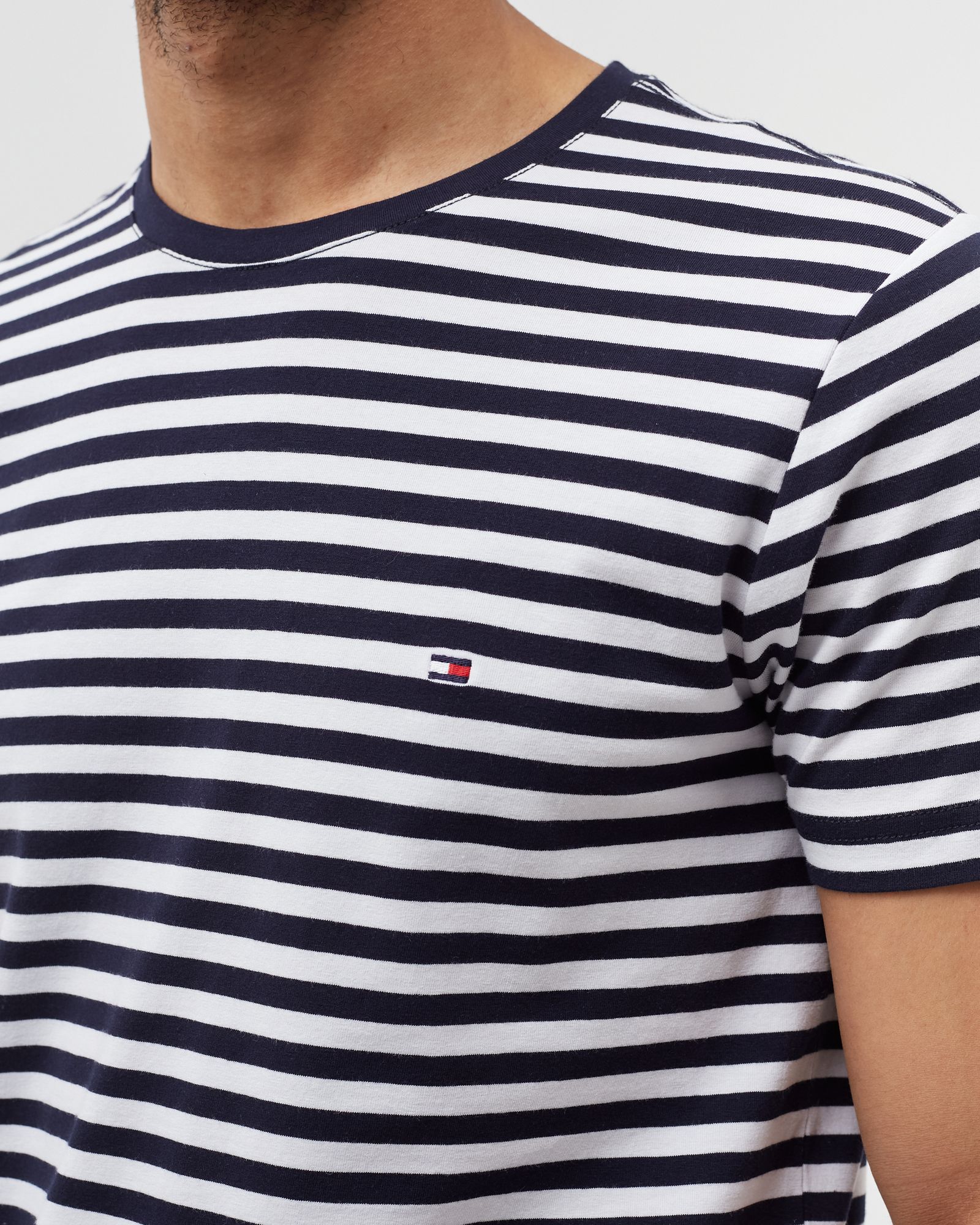 ORGANIC COTTON STRIPE SLIM FIT TEE