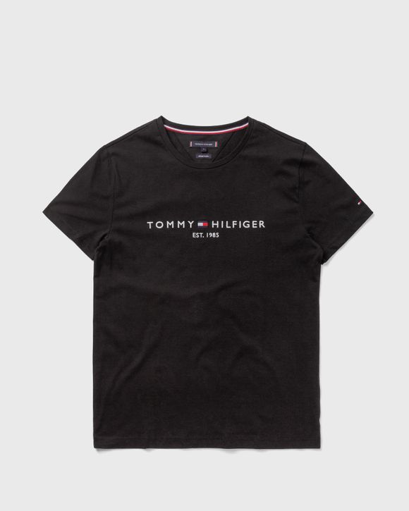 Tommy Hilfiger CORE TOMMY LOGO TEE Black JET BLACK