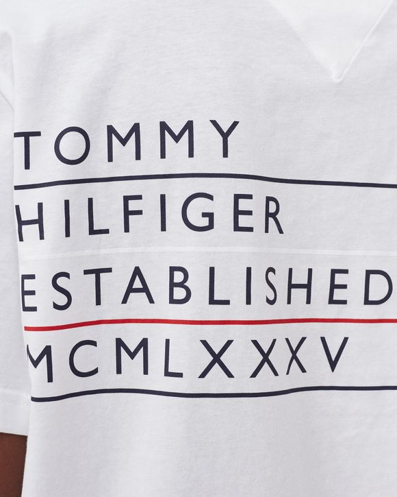 Tommy Hilfiger Logo Tee White BSTN Store