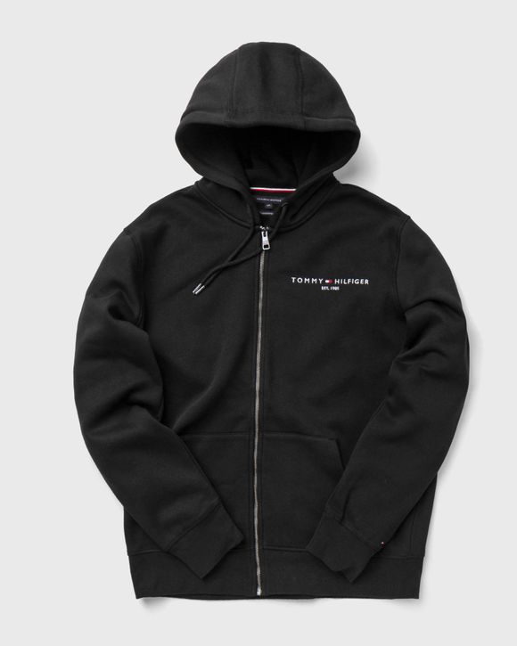TOMMY LOGO ZIP THROUGH