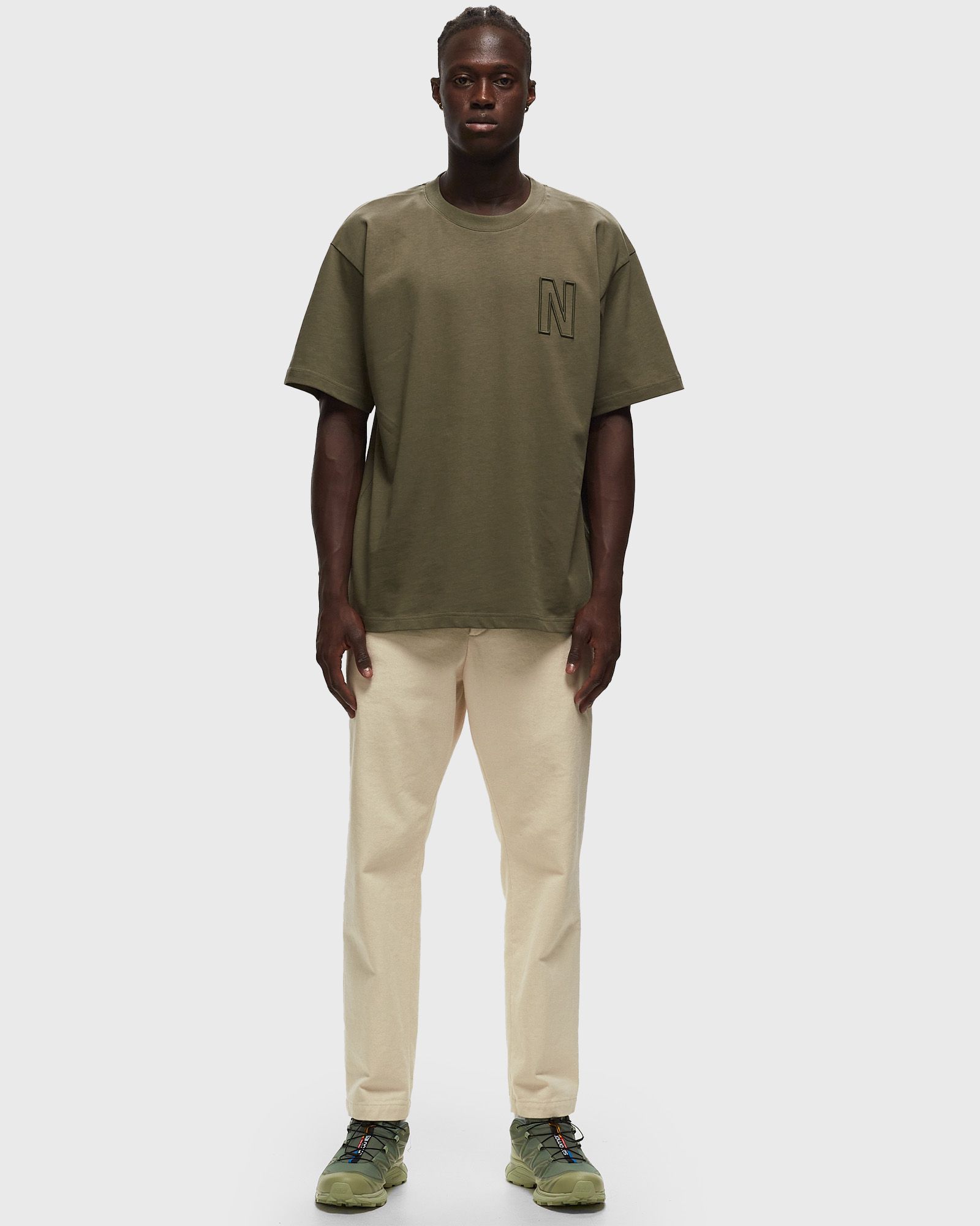 Simon Loose Organic Heavy Jersey N Logo Tee
