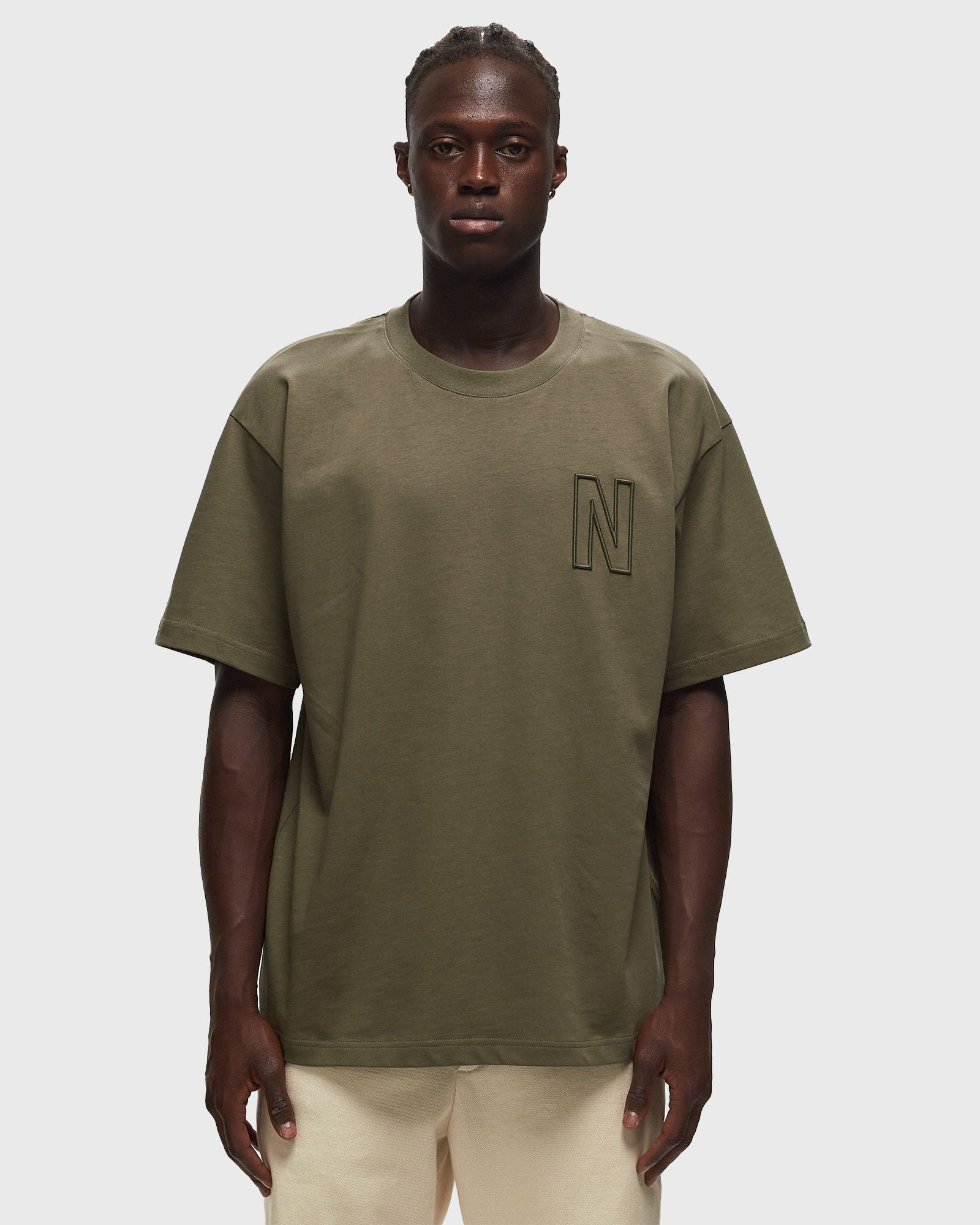 Simon Loose Organic Heavy Jersey N Logo Tee