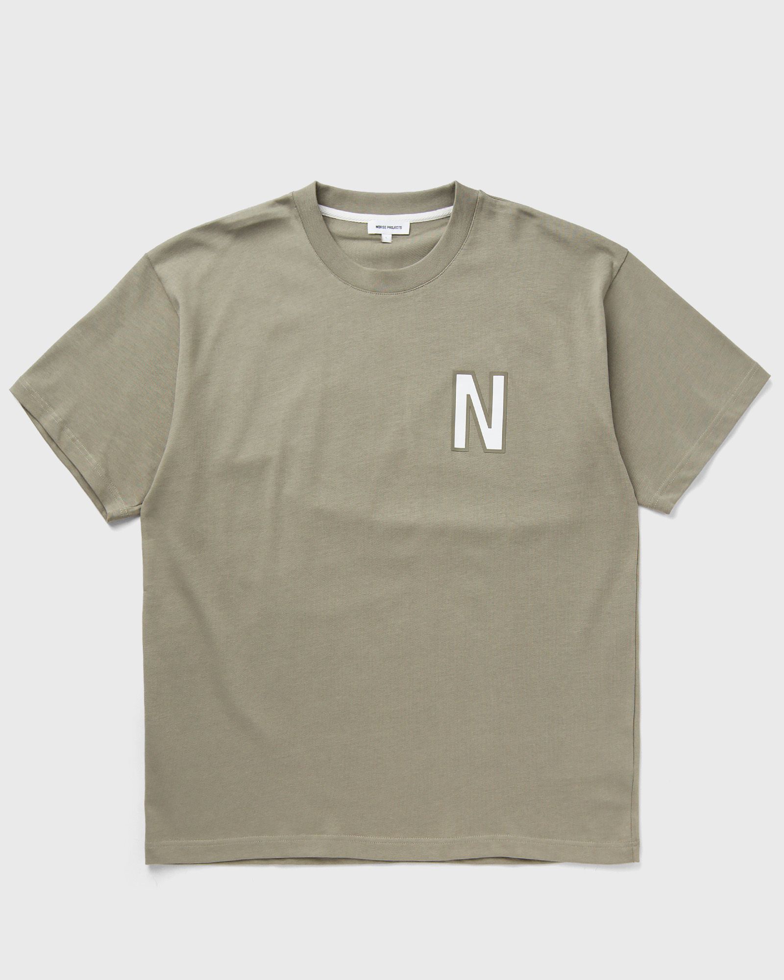 Norse Projects - simon loose organic heavy jersey large n t-shirt men shortsleeves grey in größe:s