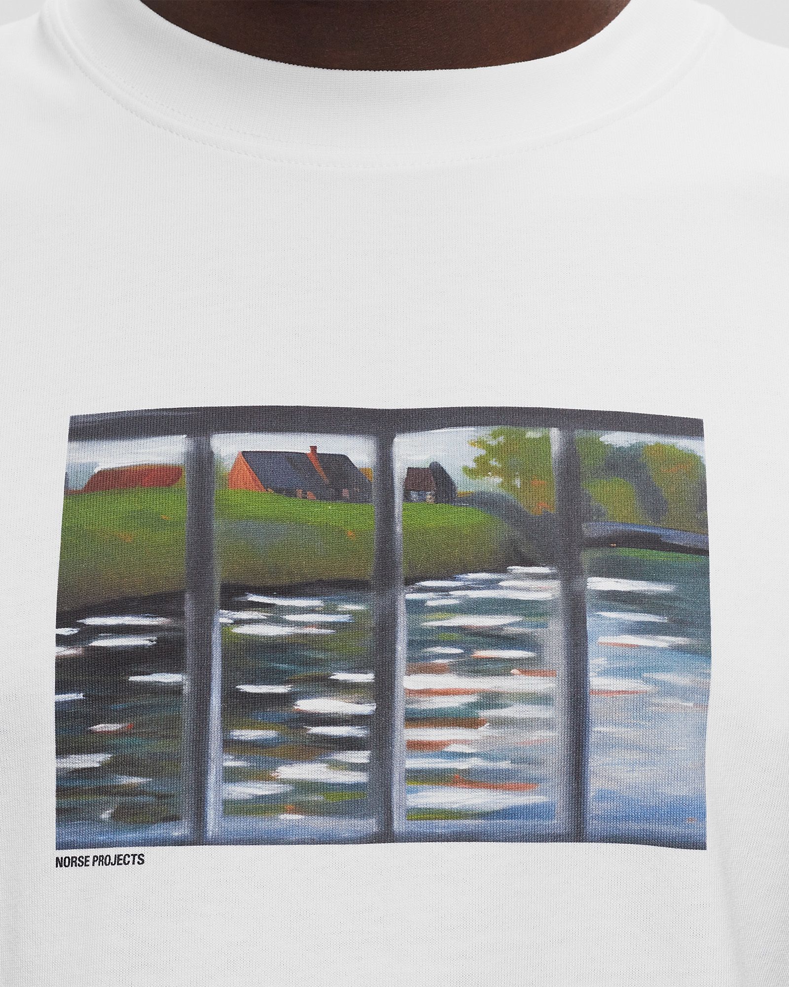 Johannes Organic Canal Print T-shirt