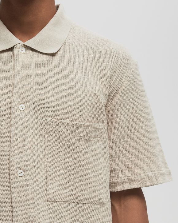 GUSTAV CROCHET JERSEY SHIRT