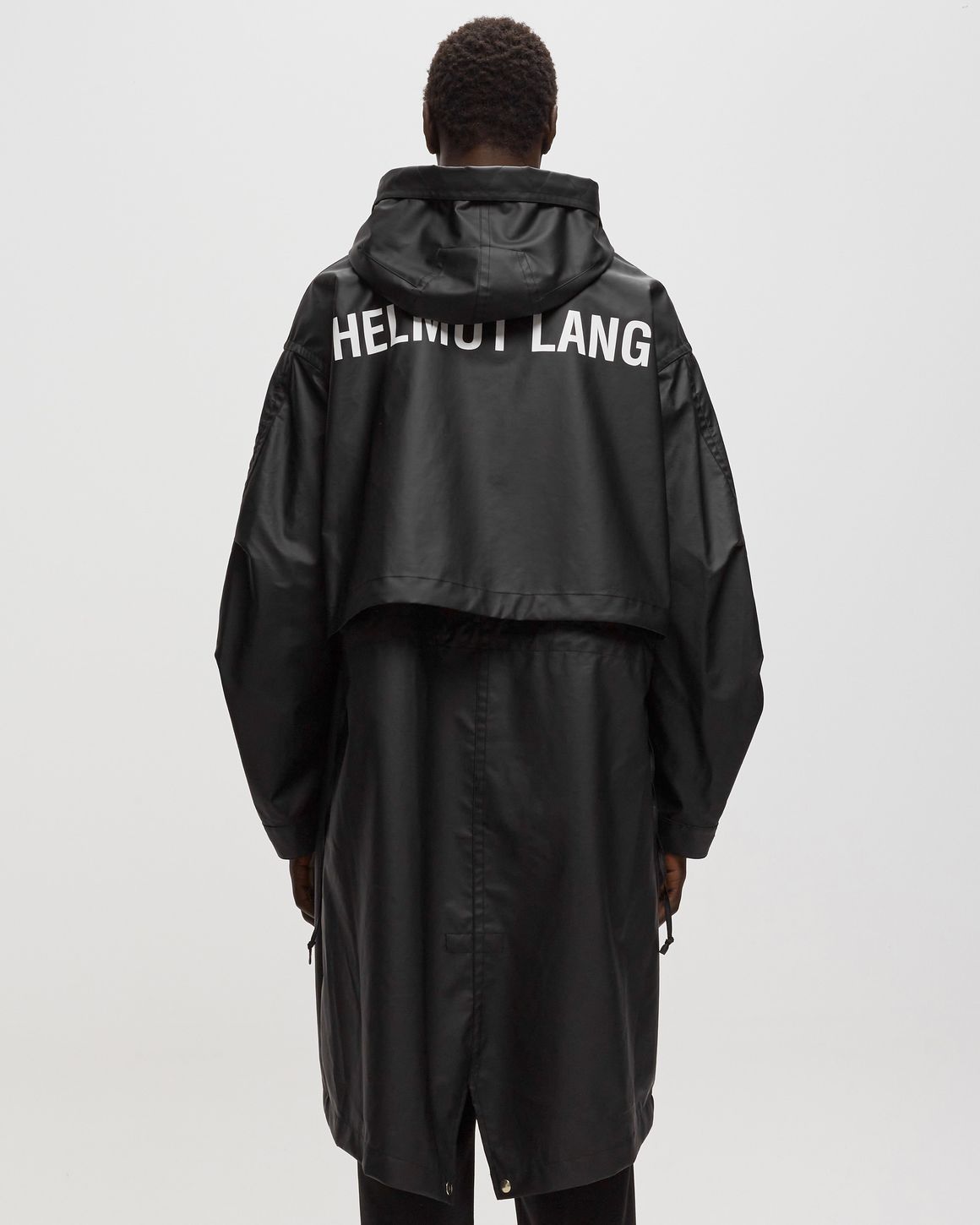 Helmut lang hooded raincoat online