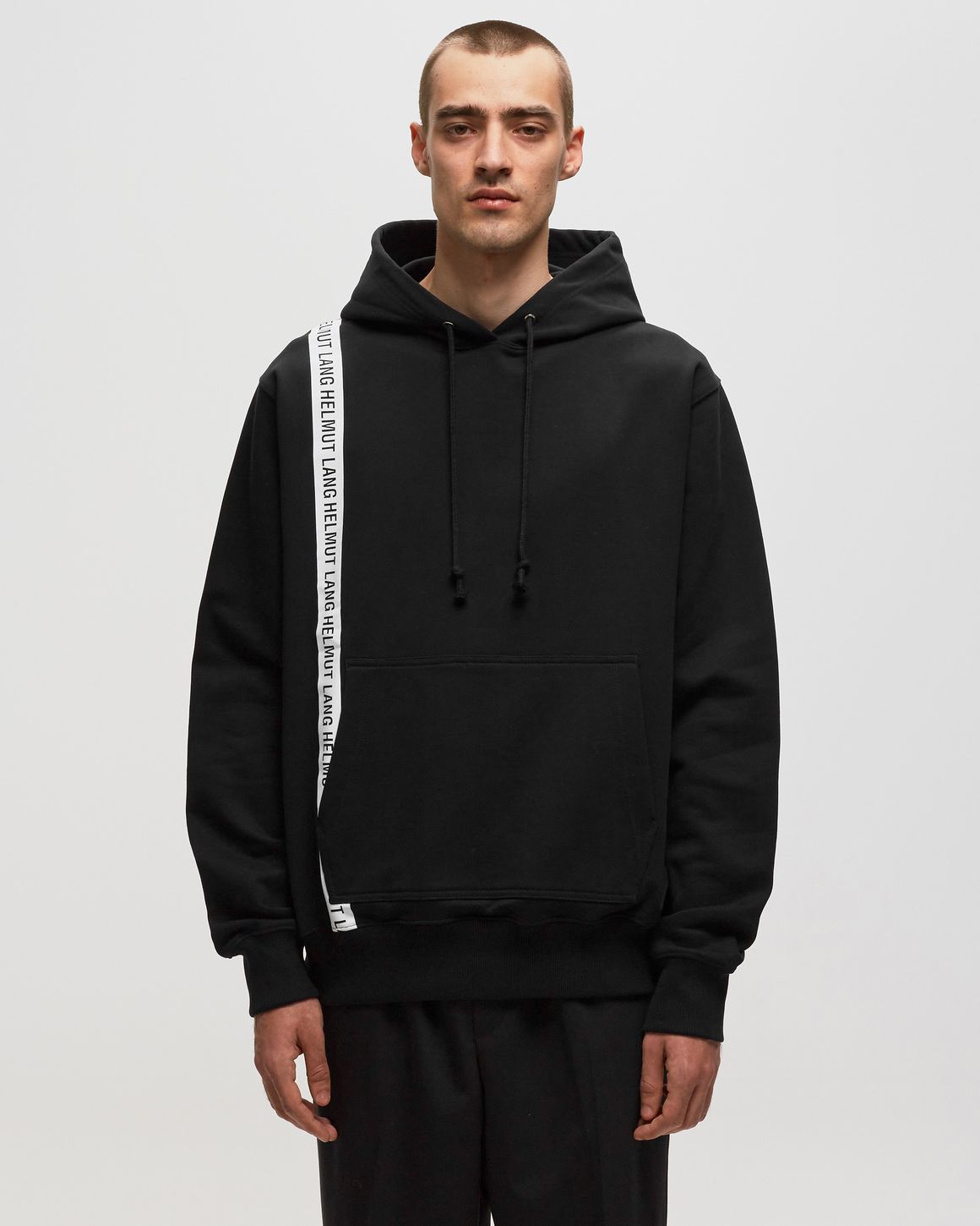 Helmut Lang STRIPE HOODIE Black BSTN Store