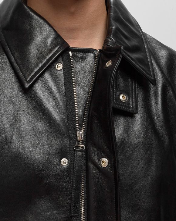 Helmut lang hot sale leather blazer