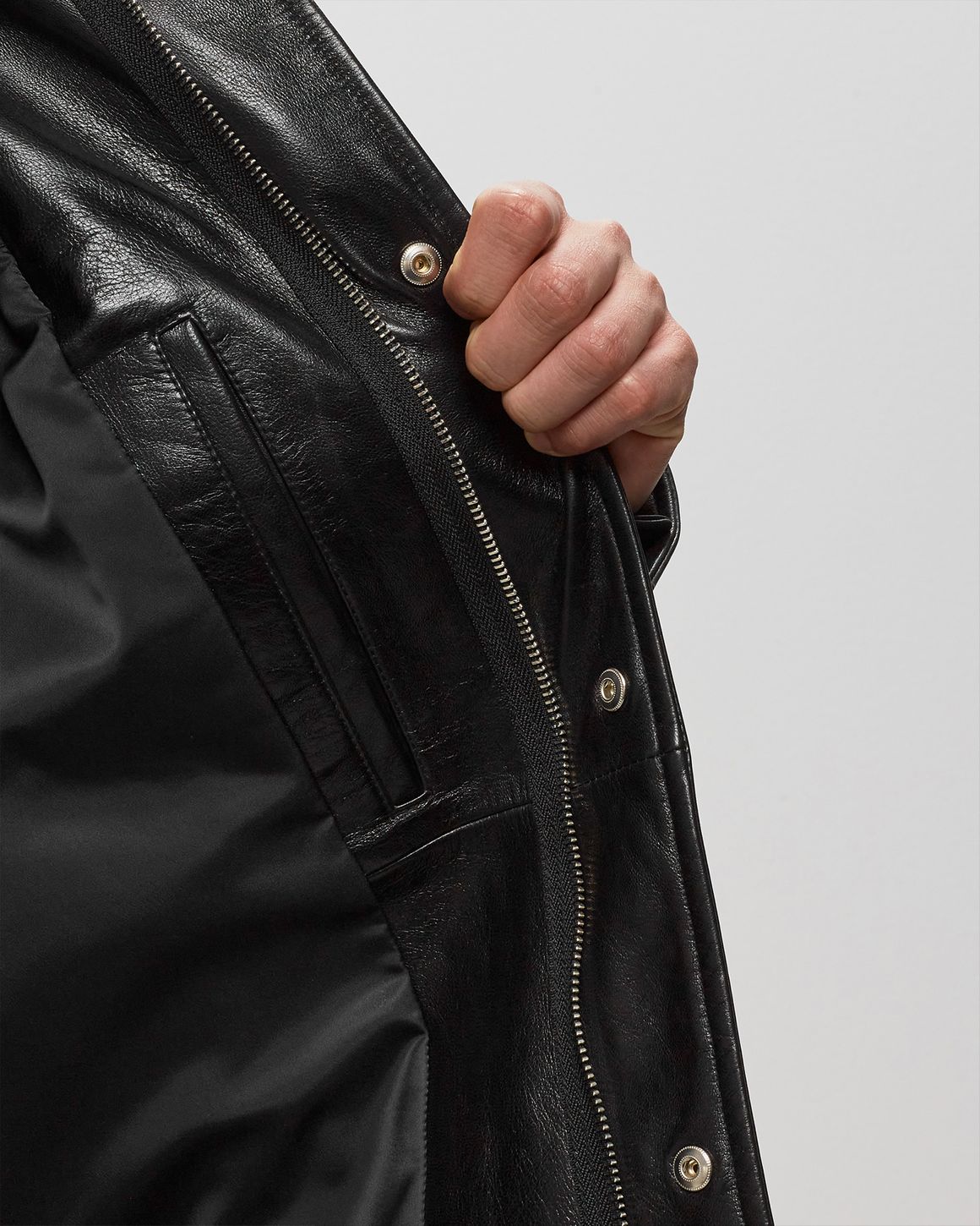 Helmut Lang LEATHER JKT.VEG ANTI Black | BSTN Store