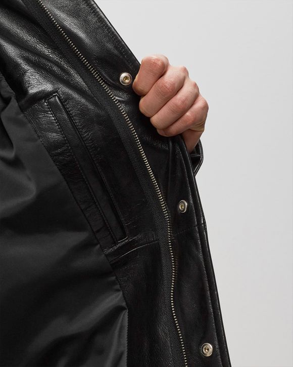 Helmut lang on sale black leather jacket