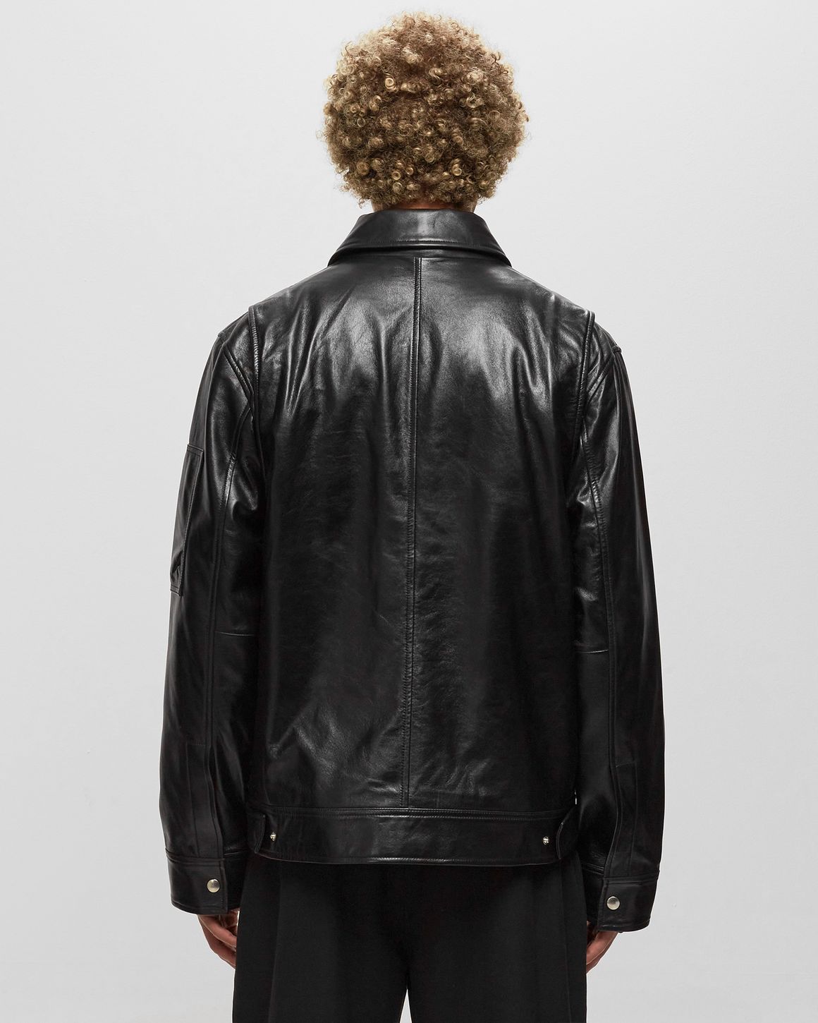 Helmut Lang LEATHER JKT.VEG ANTI Black | BSTN Store