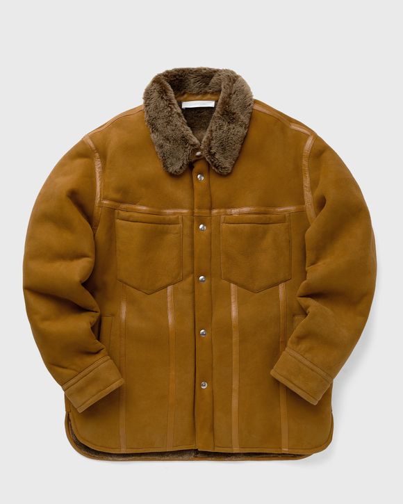 Helmut lang shearling outlet coat