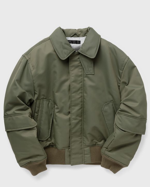 Helmut Lang Flight Jacket1 Green - OAKMOSS