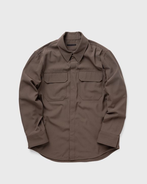 Helmut Lang Military Shirt Brown | BSTN Store