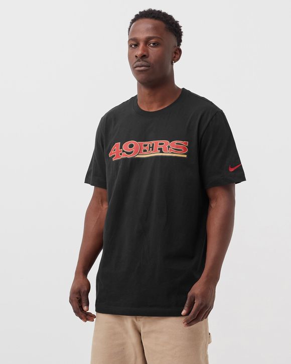 San Francisco 49ers Nike Fan Gear Wordmark T-Shirt - Black