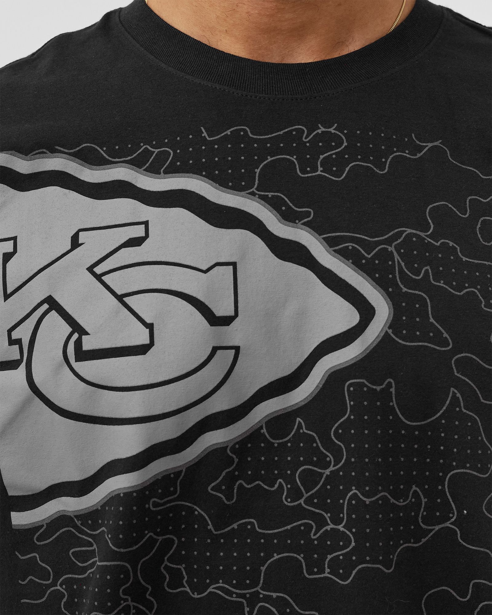 Kansas City Chiefs RFLCTV Essential Cotton Tee