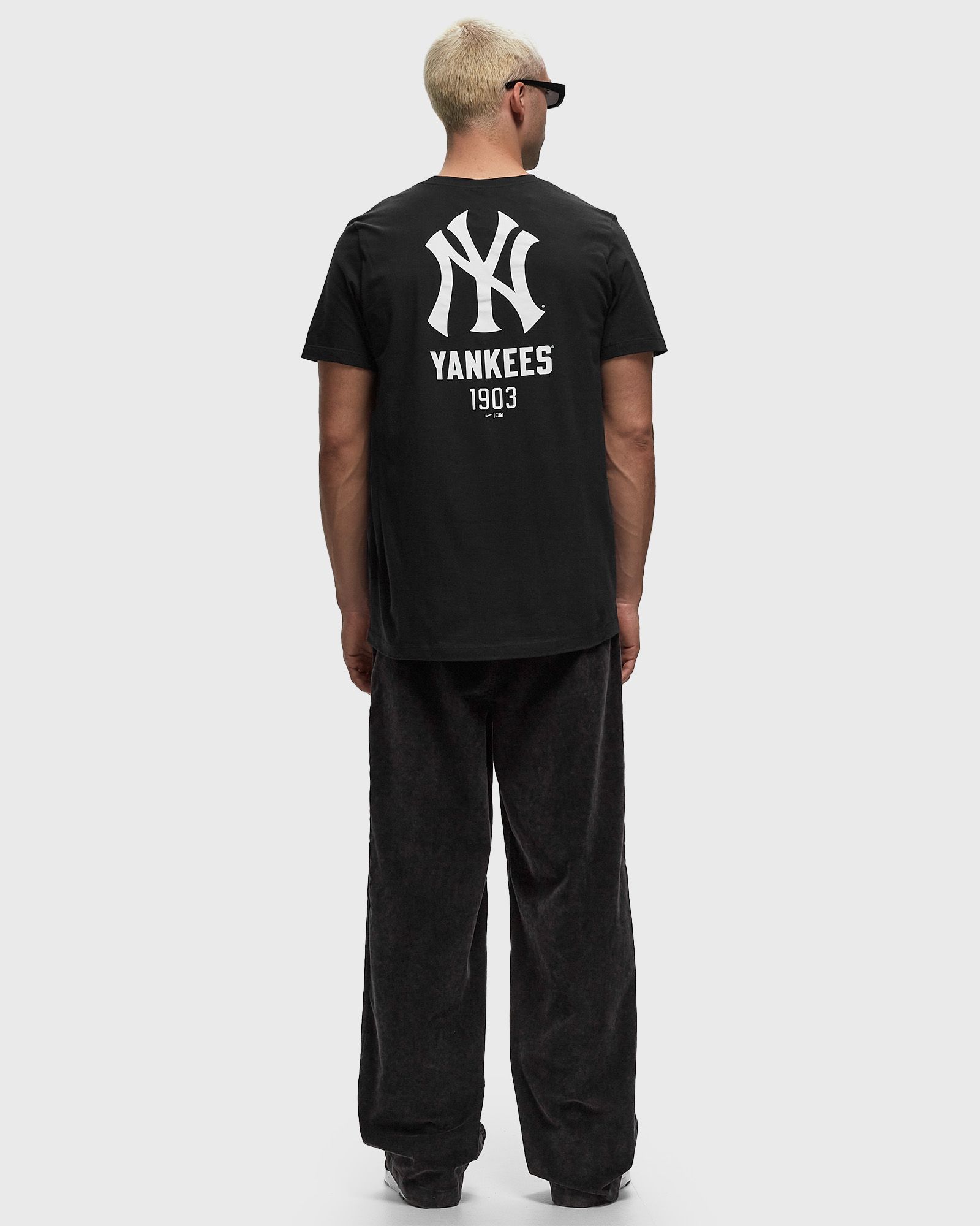 MLB New York Yankees Large Logo Back Stack Cotton Tee