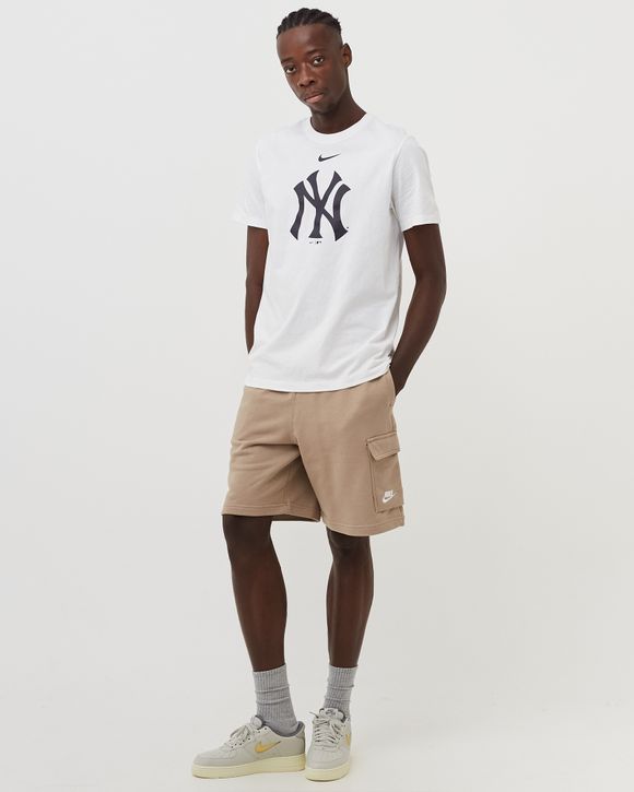 Nike New York Yankees Large Logo T-Shirt White - WHITE