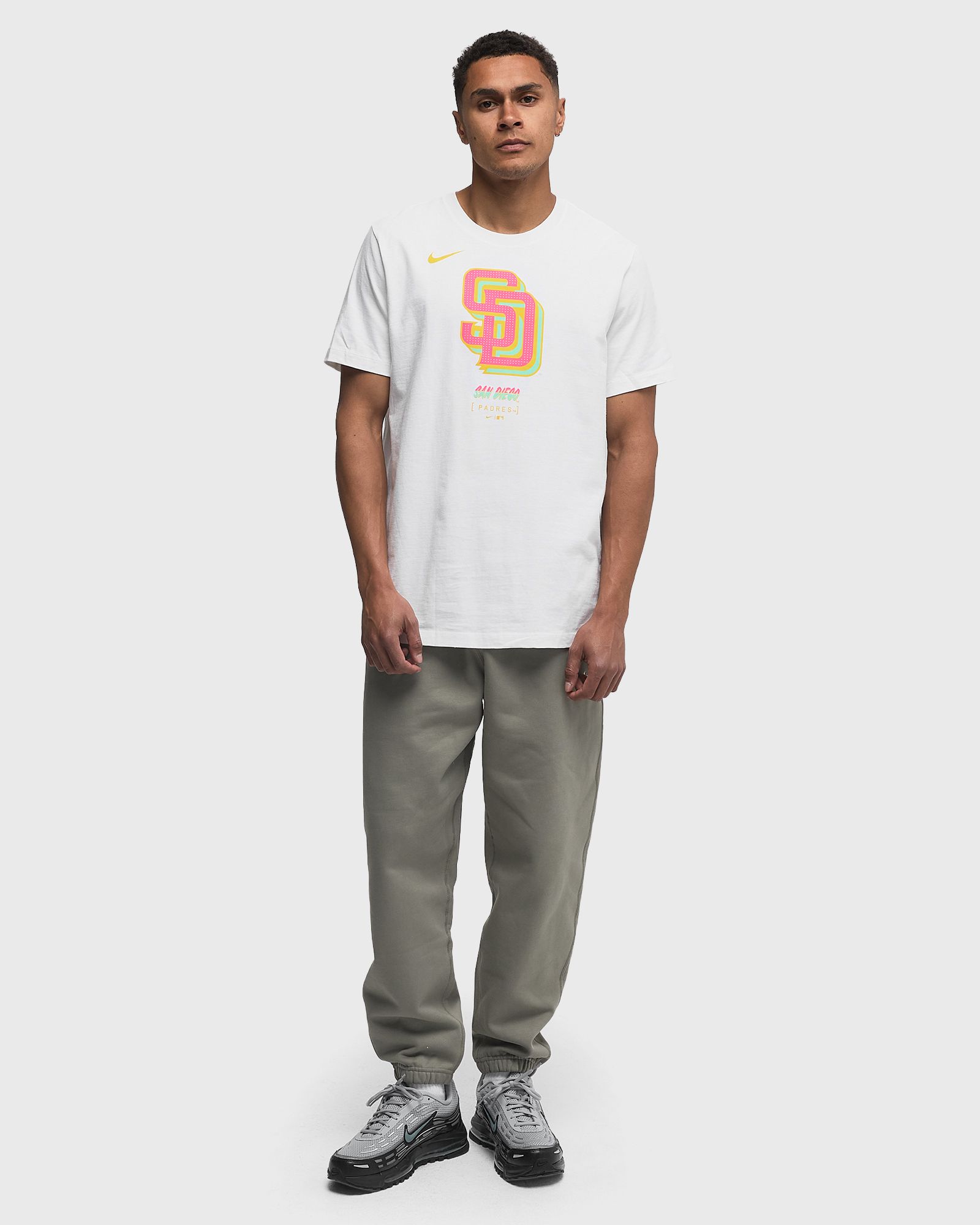 その他 e-papa Nike City Connect Large Logo Tee San Diego Padres White