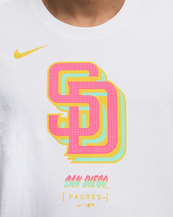 Nike City Connect Large Logo Tee San Diego Padres White