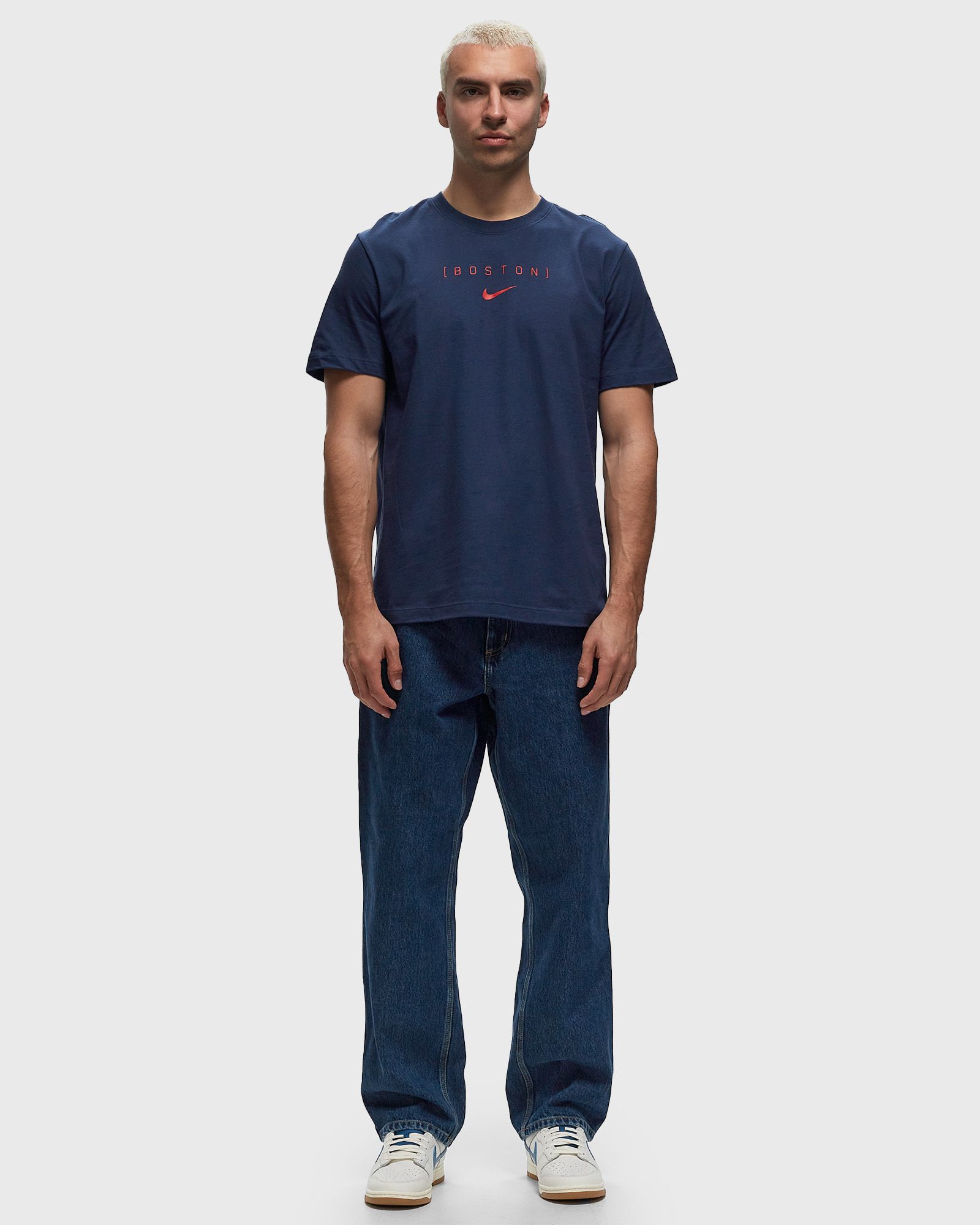 MLB Boston Red Sox Large Logo Back Stack Cotton Tee