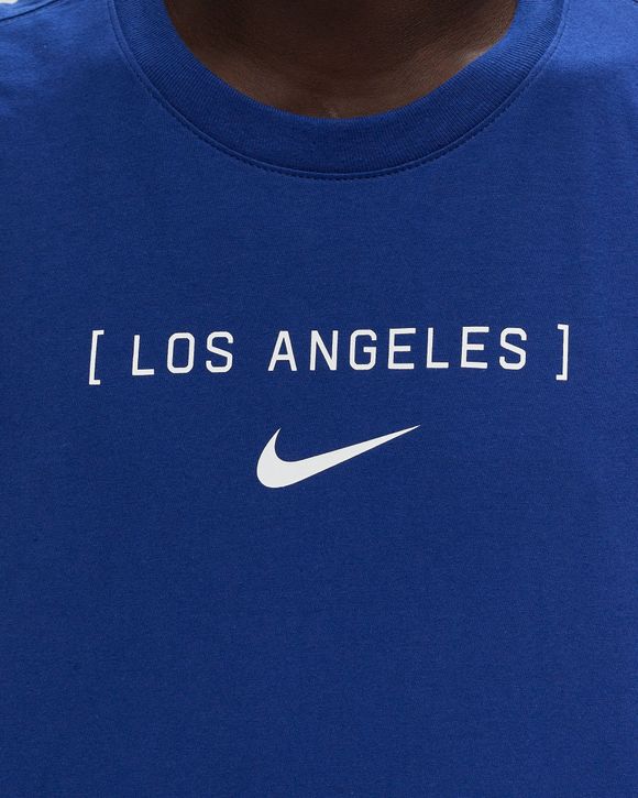 MLB Los Angeles Dodgers Large Logo Back Stack Cotton Tee