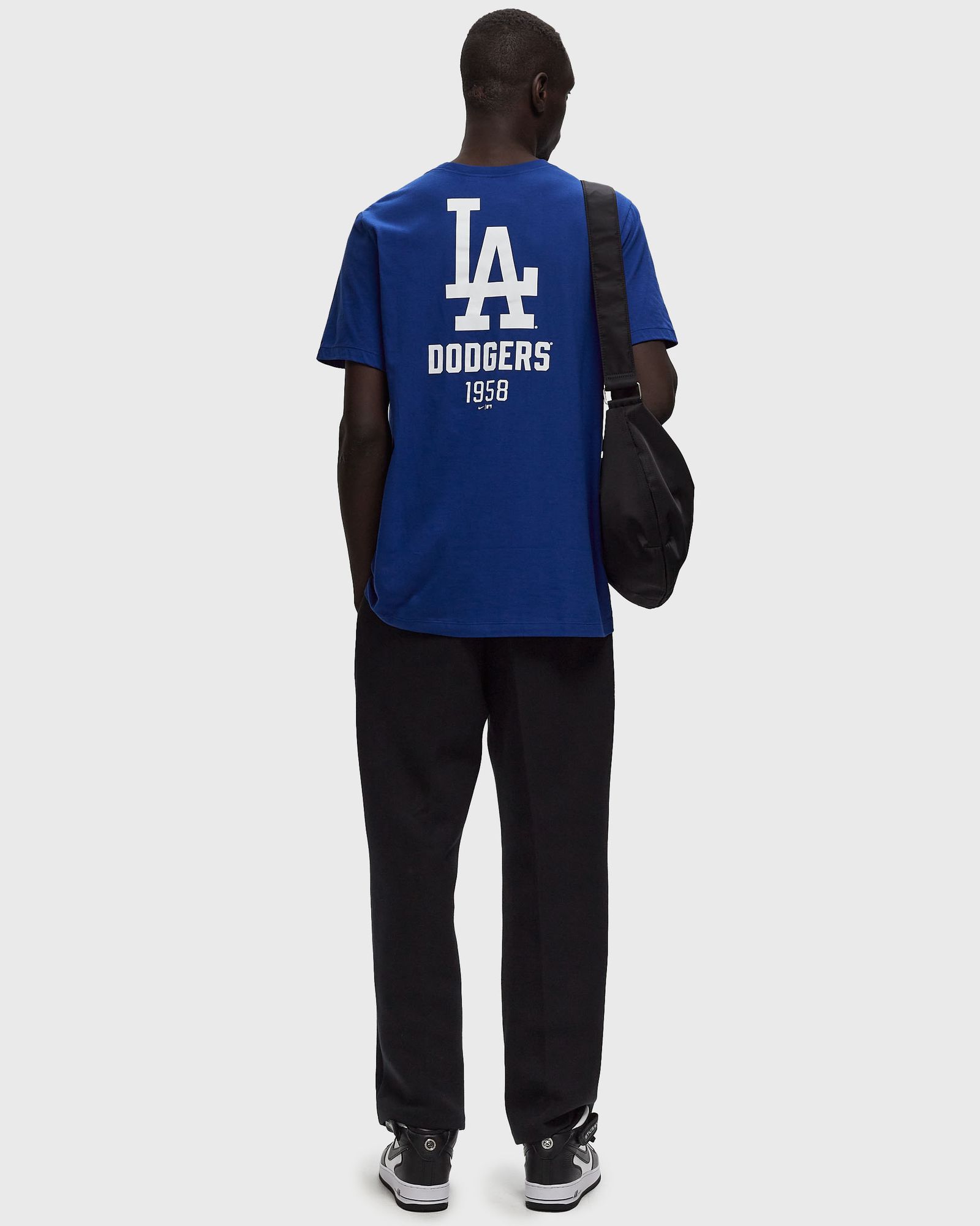 MLB Los Angeles Dodgers Large Logo Back Stack Cotton Tee