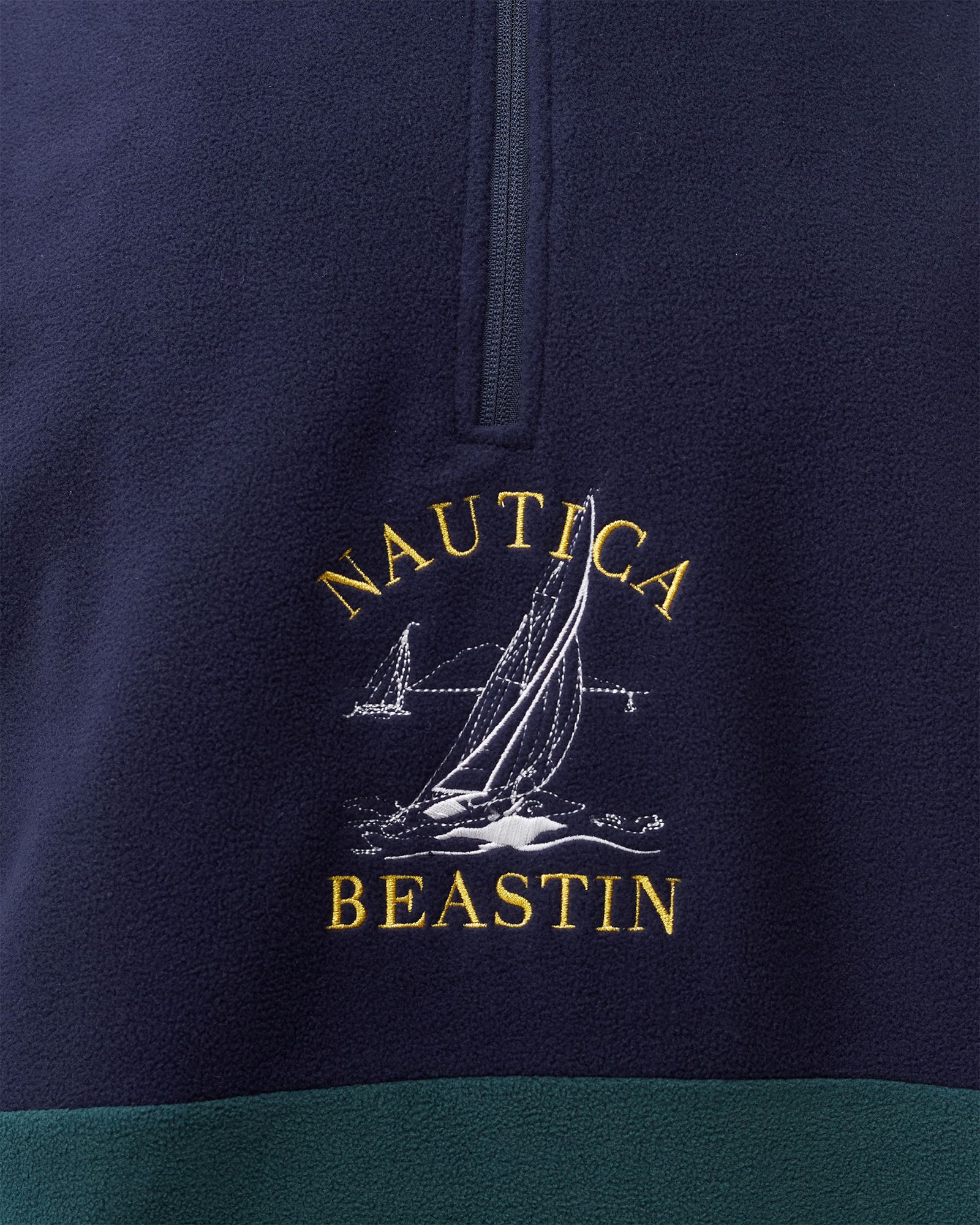 BEASTIN x NAUTICA Smooth Sailing Half Zip Fleece