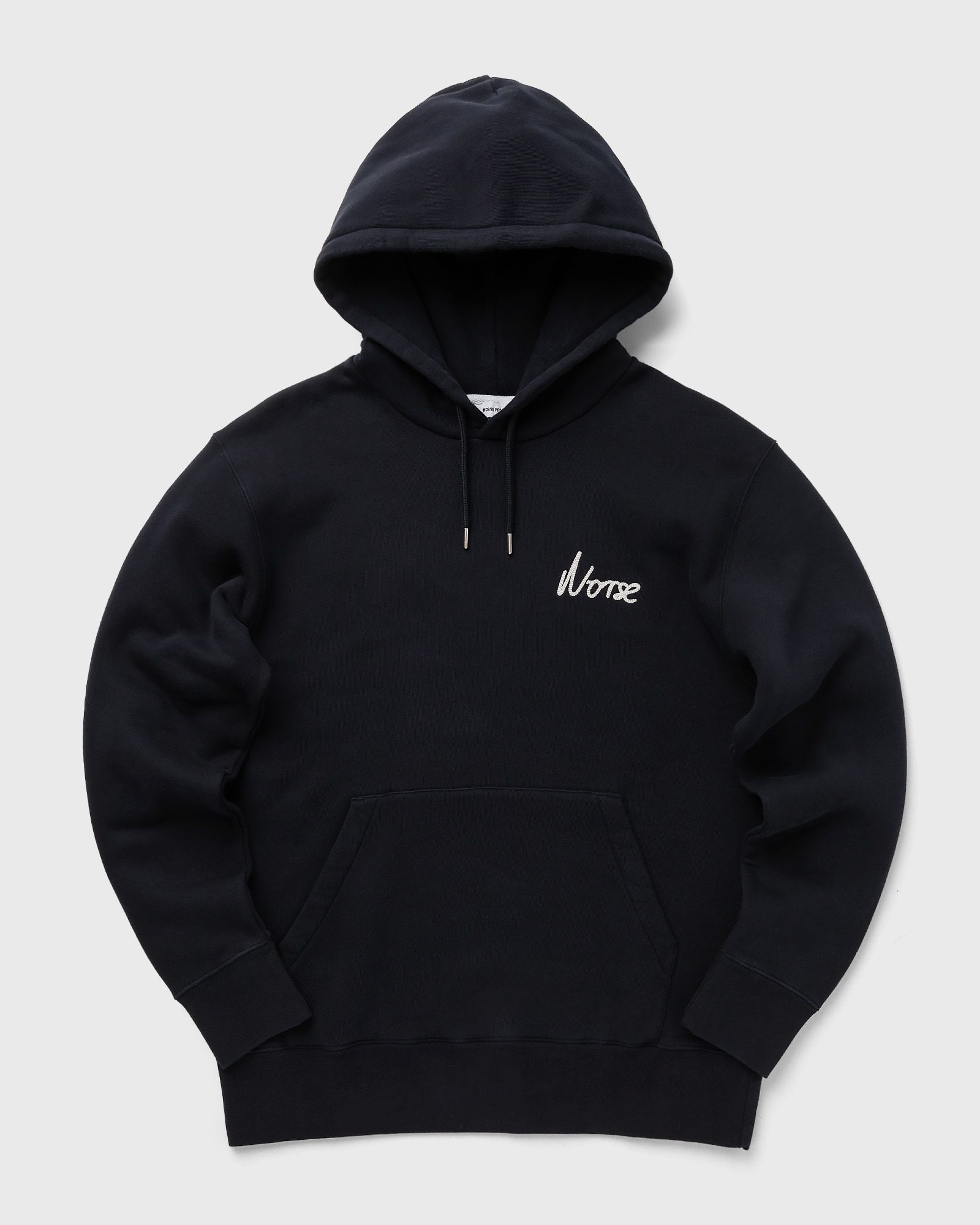 Arne Relaxed Organic Chain Stitch Logo Hoodie