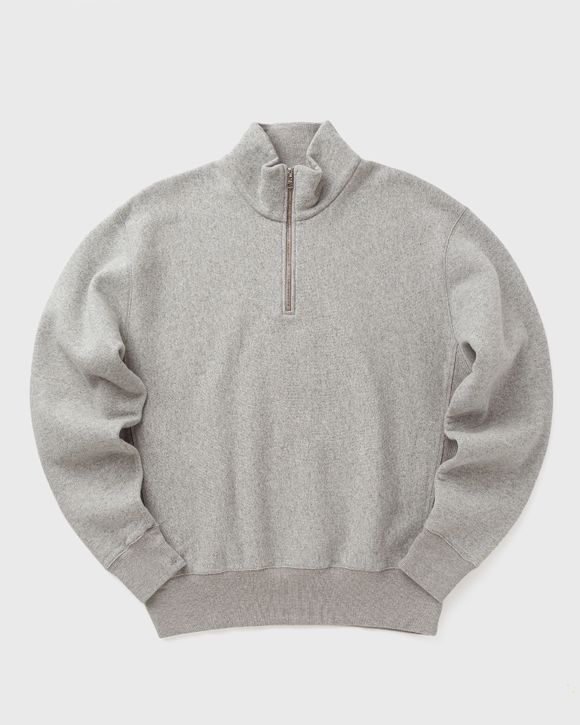 Ketel Relaxed Cotton Wool Half Zip Sweatshirt