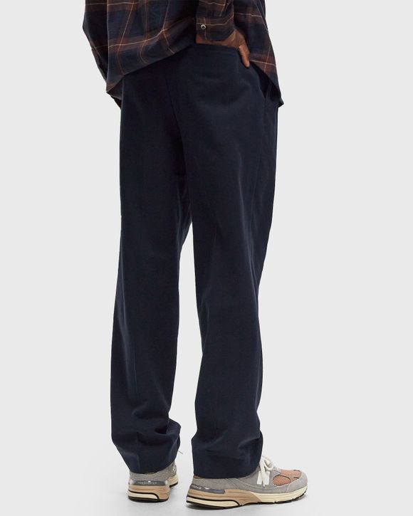 Benn Relaxed Cotton Wool Twill Pleated Trouser