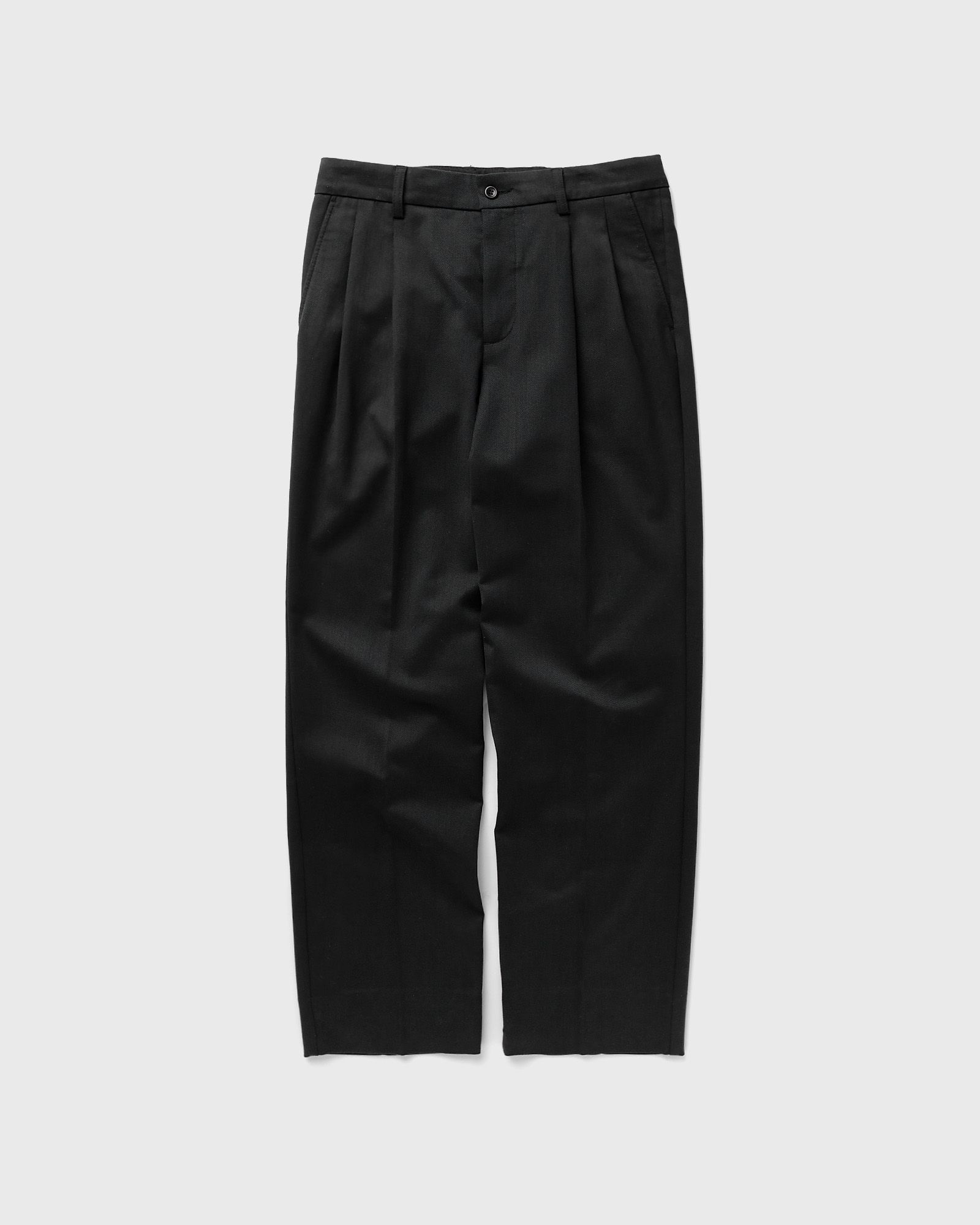 Benn Relaxed Cotton Wool Twill Pleated Trouser