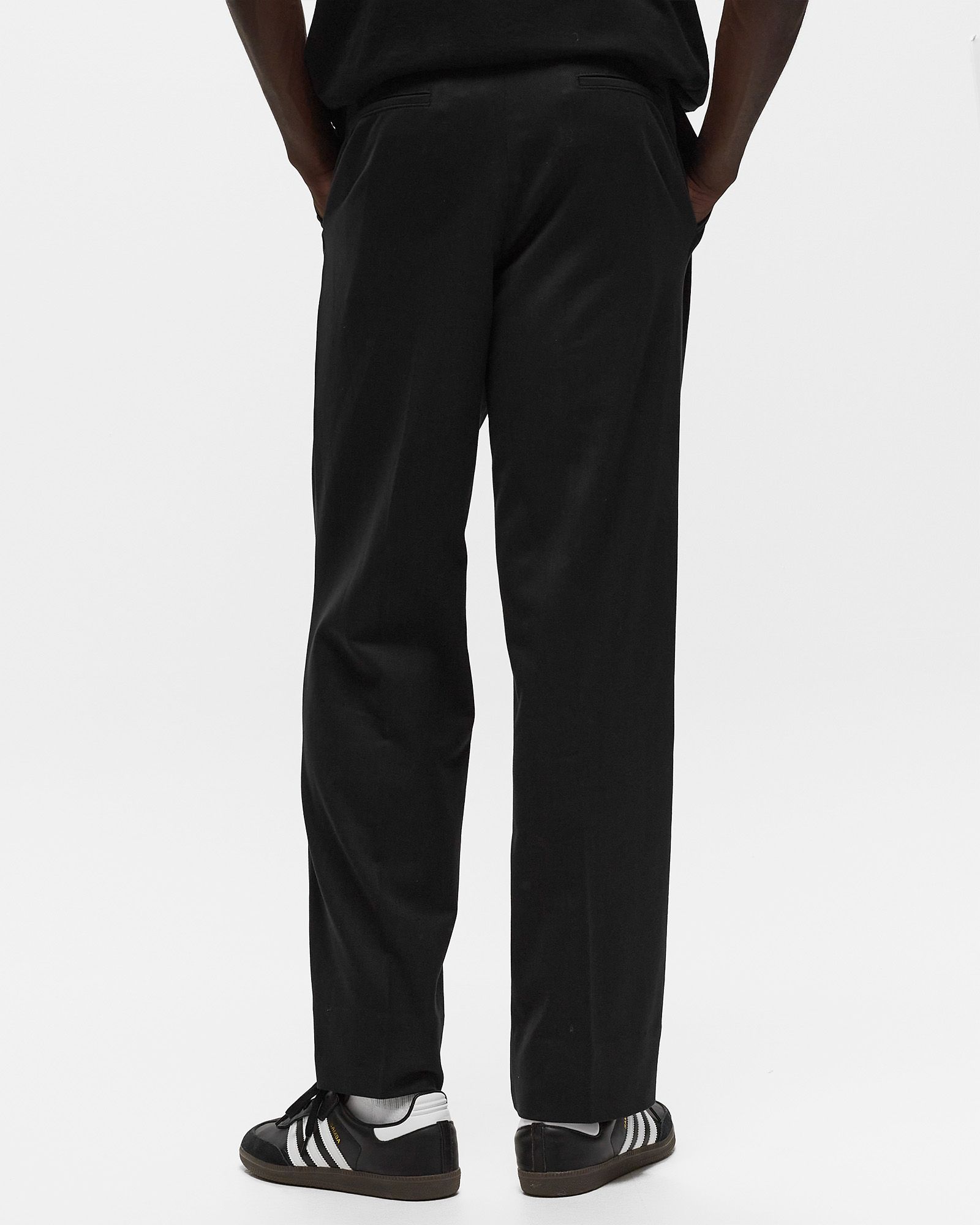 Benn Relaxed Cotton Wool Twill Pleated Trouser
