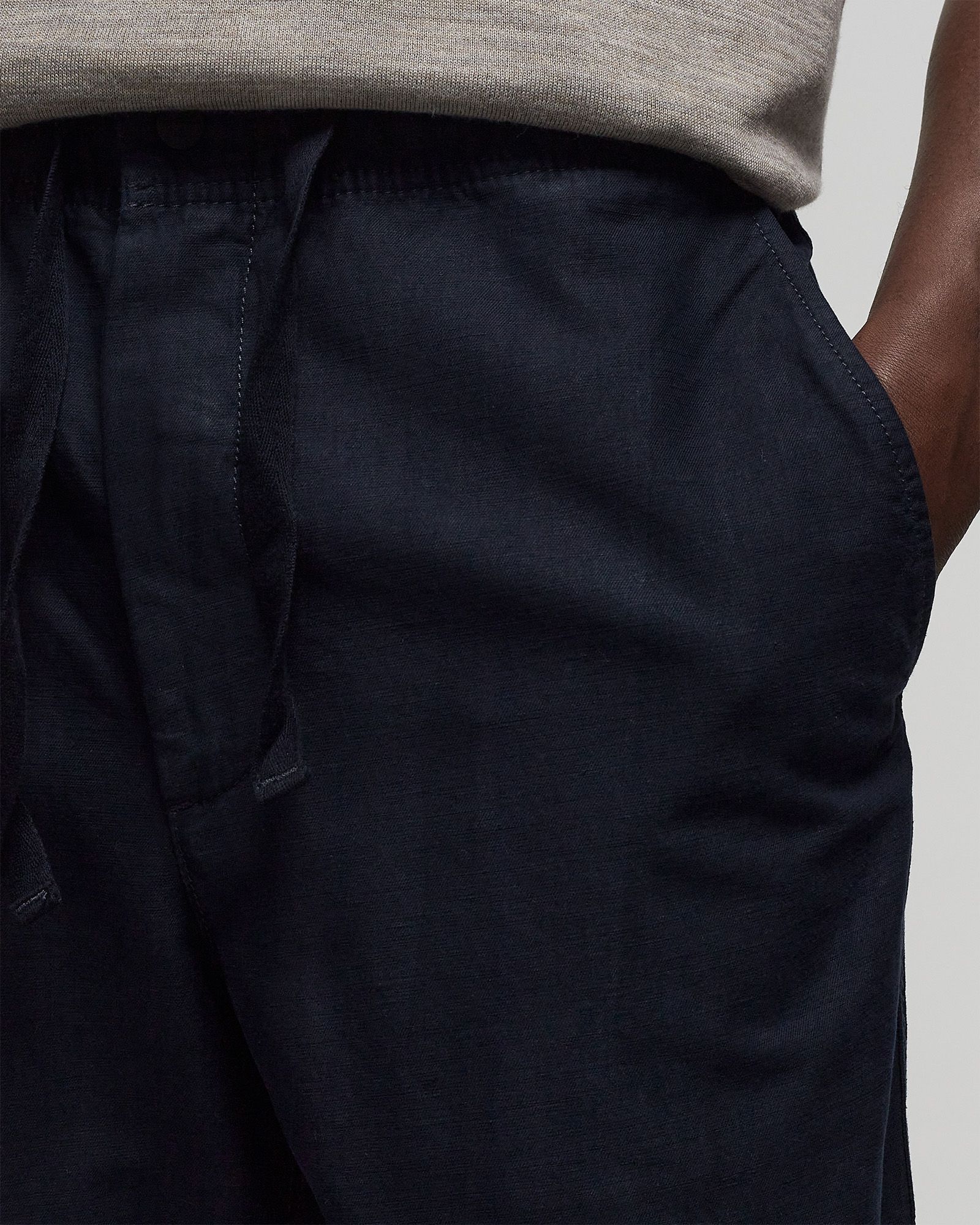 Ezra Relaxed Cotton Linen Trouser