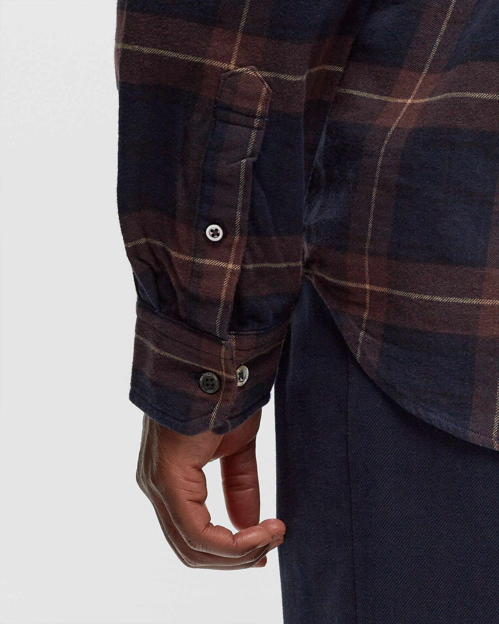 Osvald Organic Flannel Check Shirt