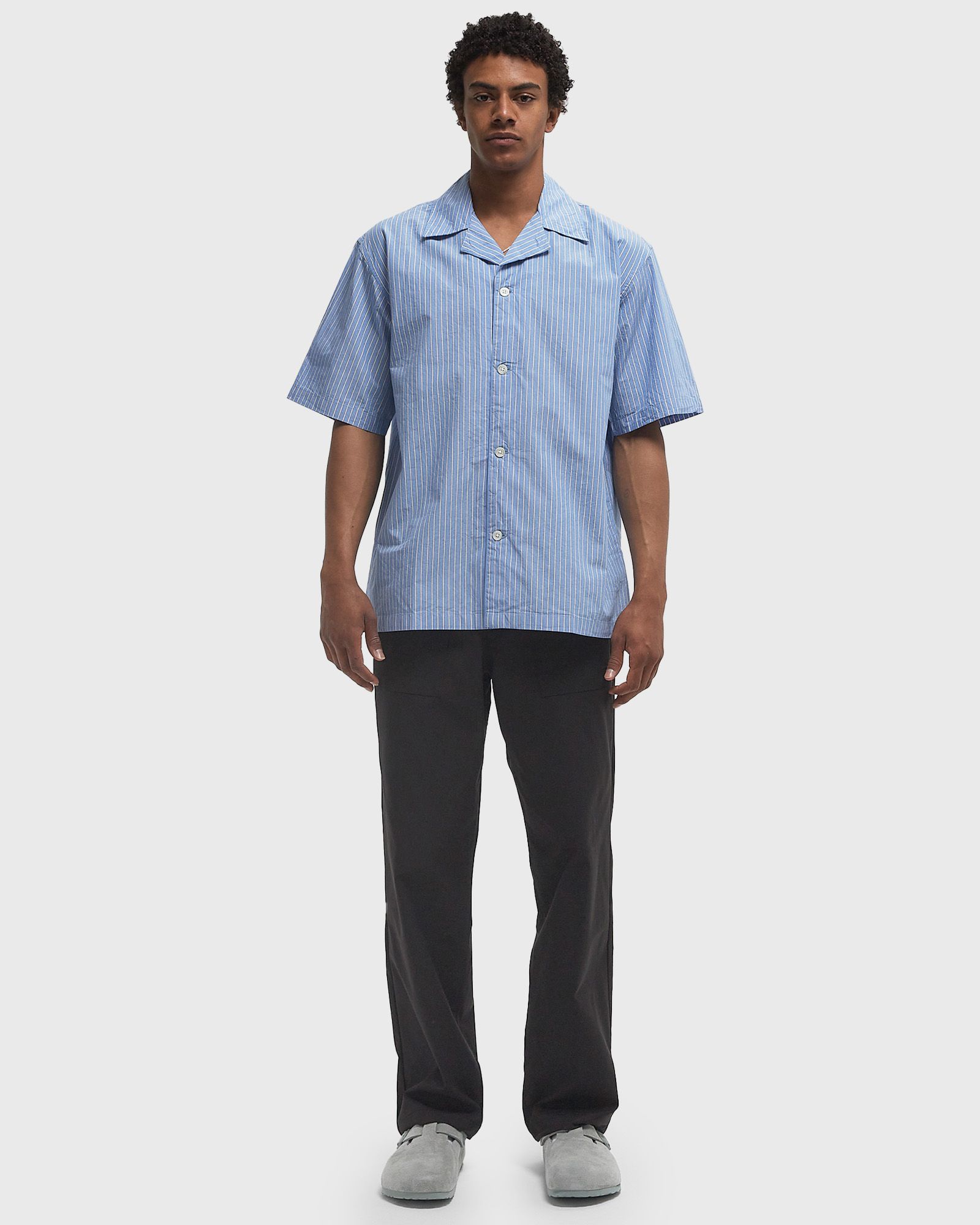 MADS POPLIN STRIPE SS