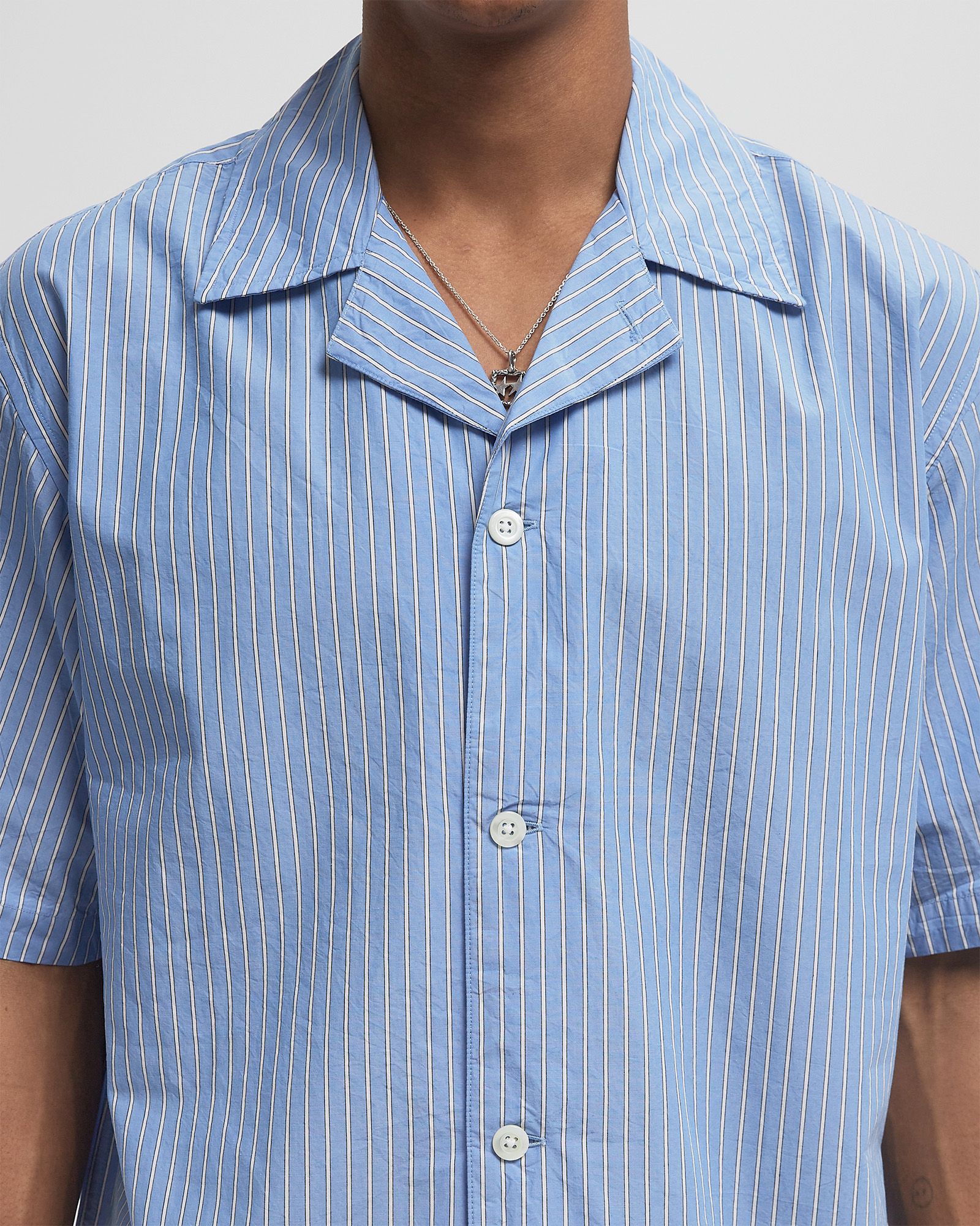 MADS POPLIN STRIPE SS