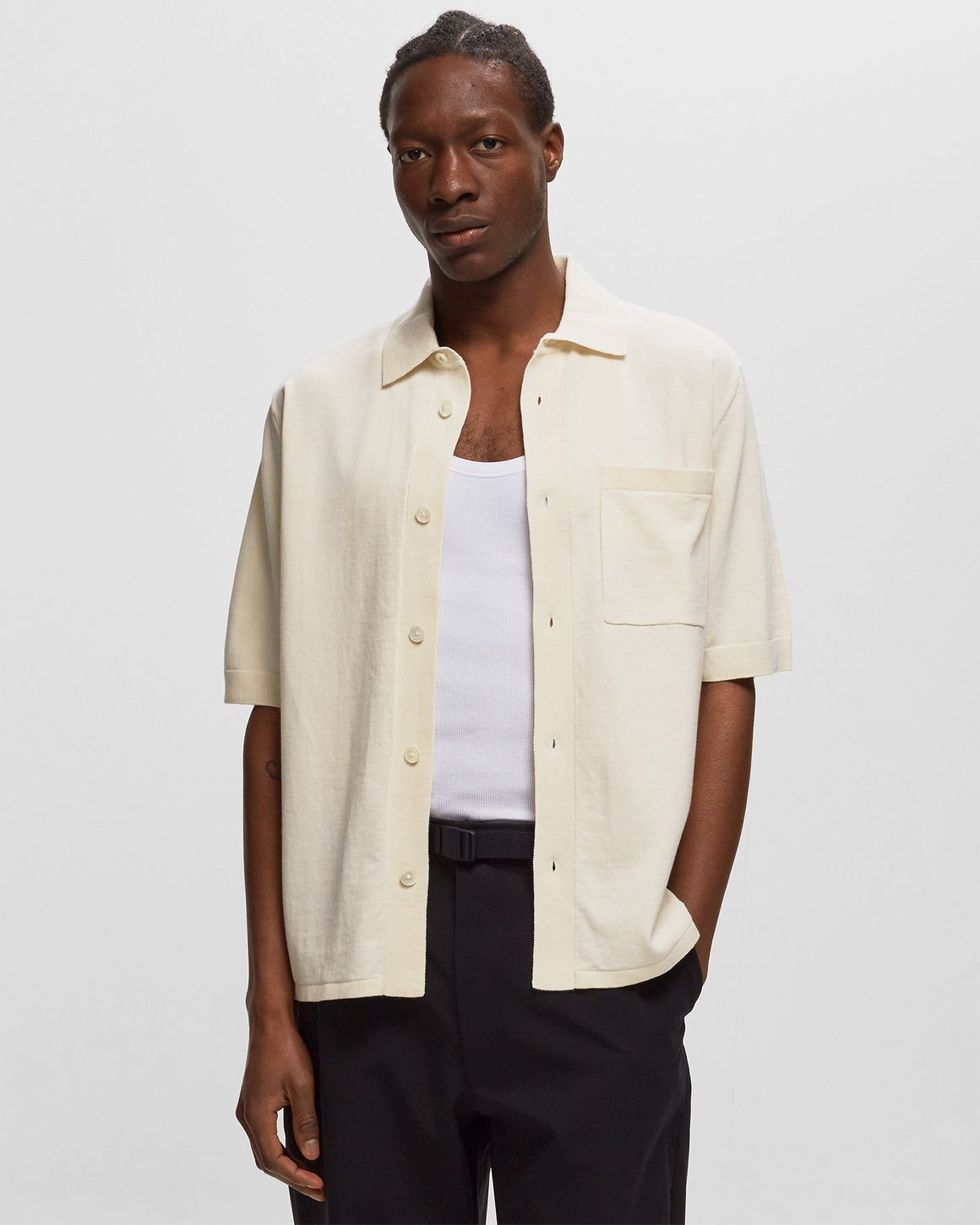 Tシャツ・カットソー Norse Projects Rollo Cotton Linen SS Shirt (N45 0572 0219) Rollo Cotton Linen SS Shirt