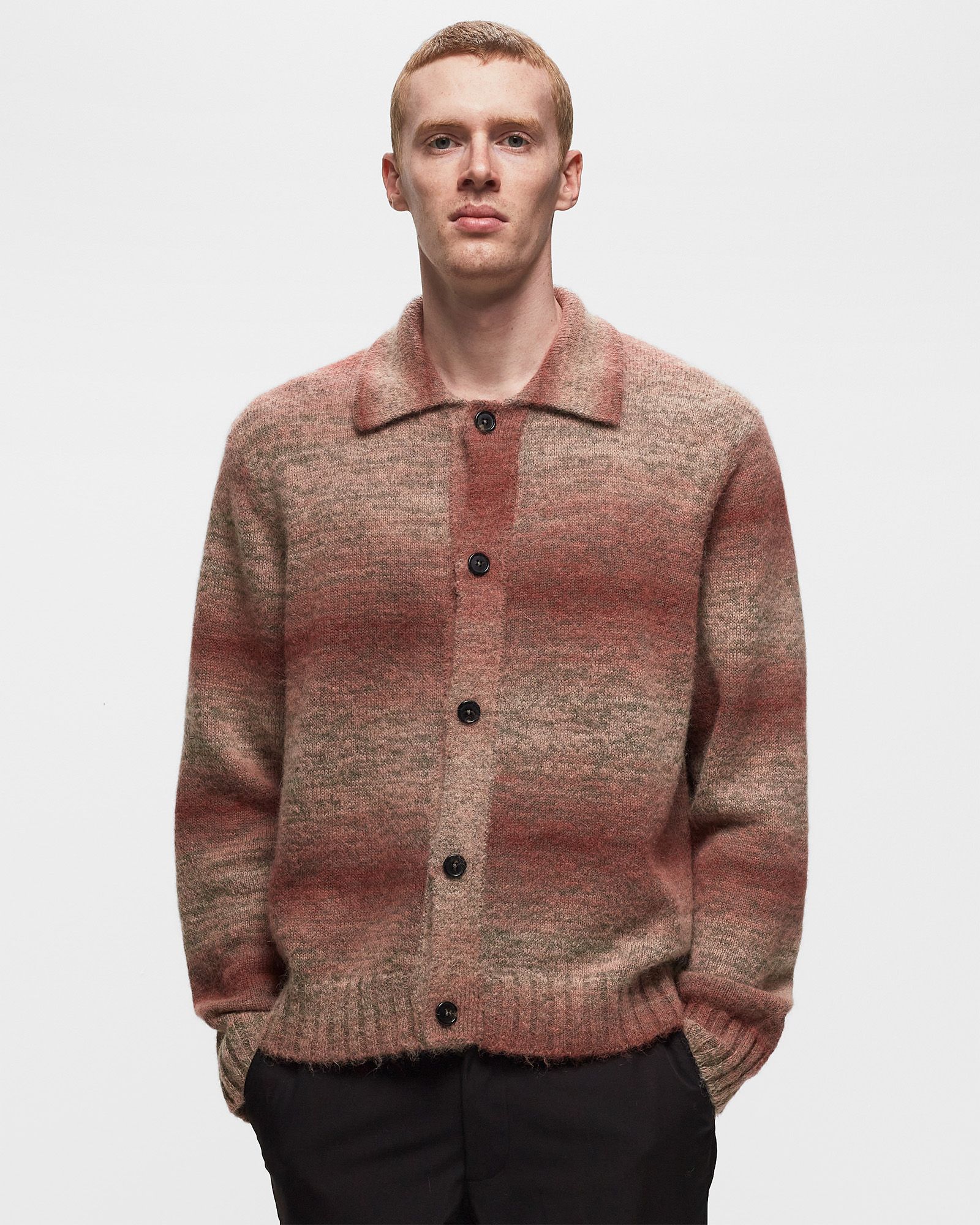 Erik Space Dye Alpaca Mohair Cotton Jacket