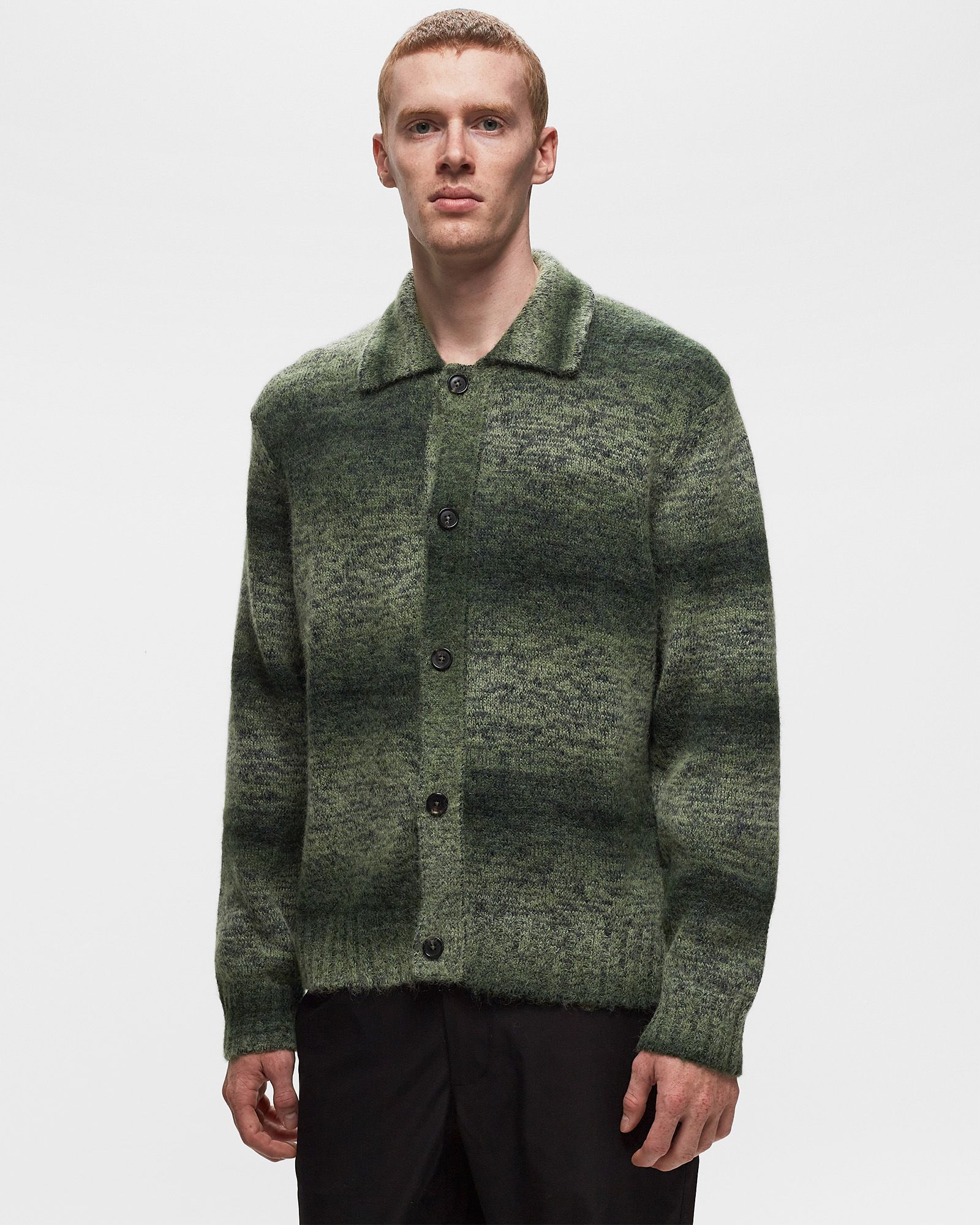 Erik Space Dye Alpaca Mohair Cotton Jacket