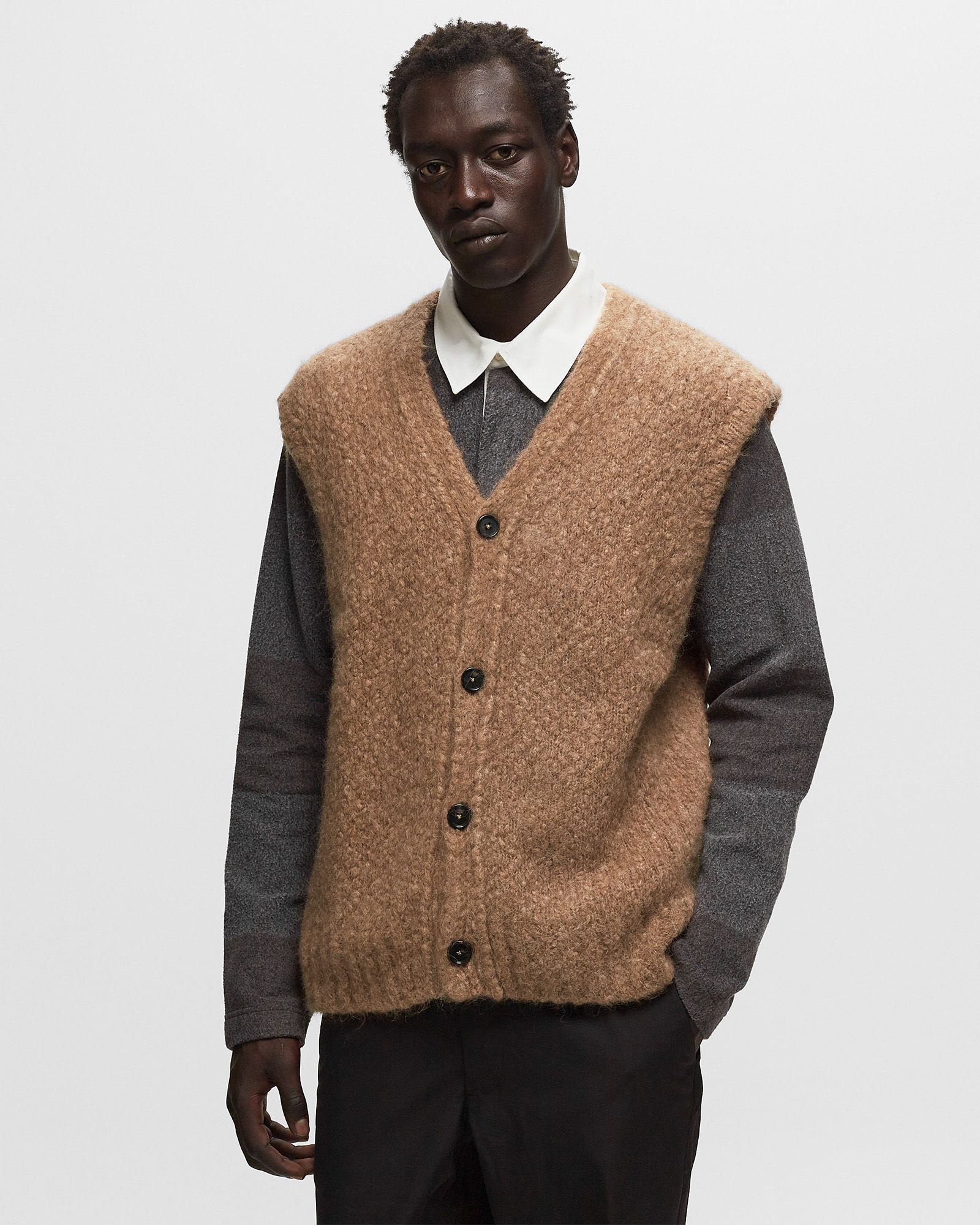 August Flame Alpaca Cardigan Vest