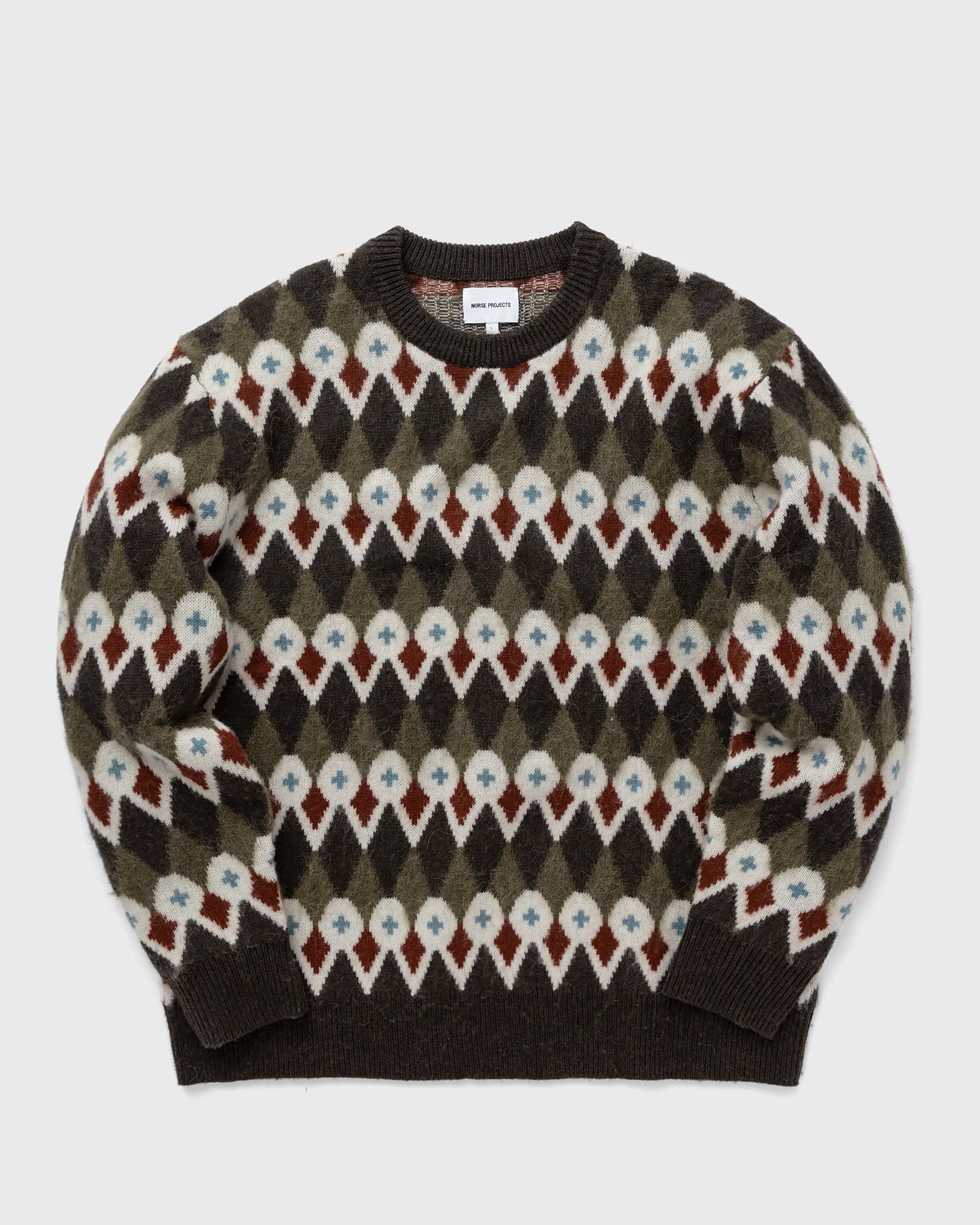 Rune Loose Merino Fair Isle Jacquard Sweater