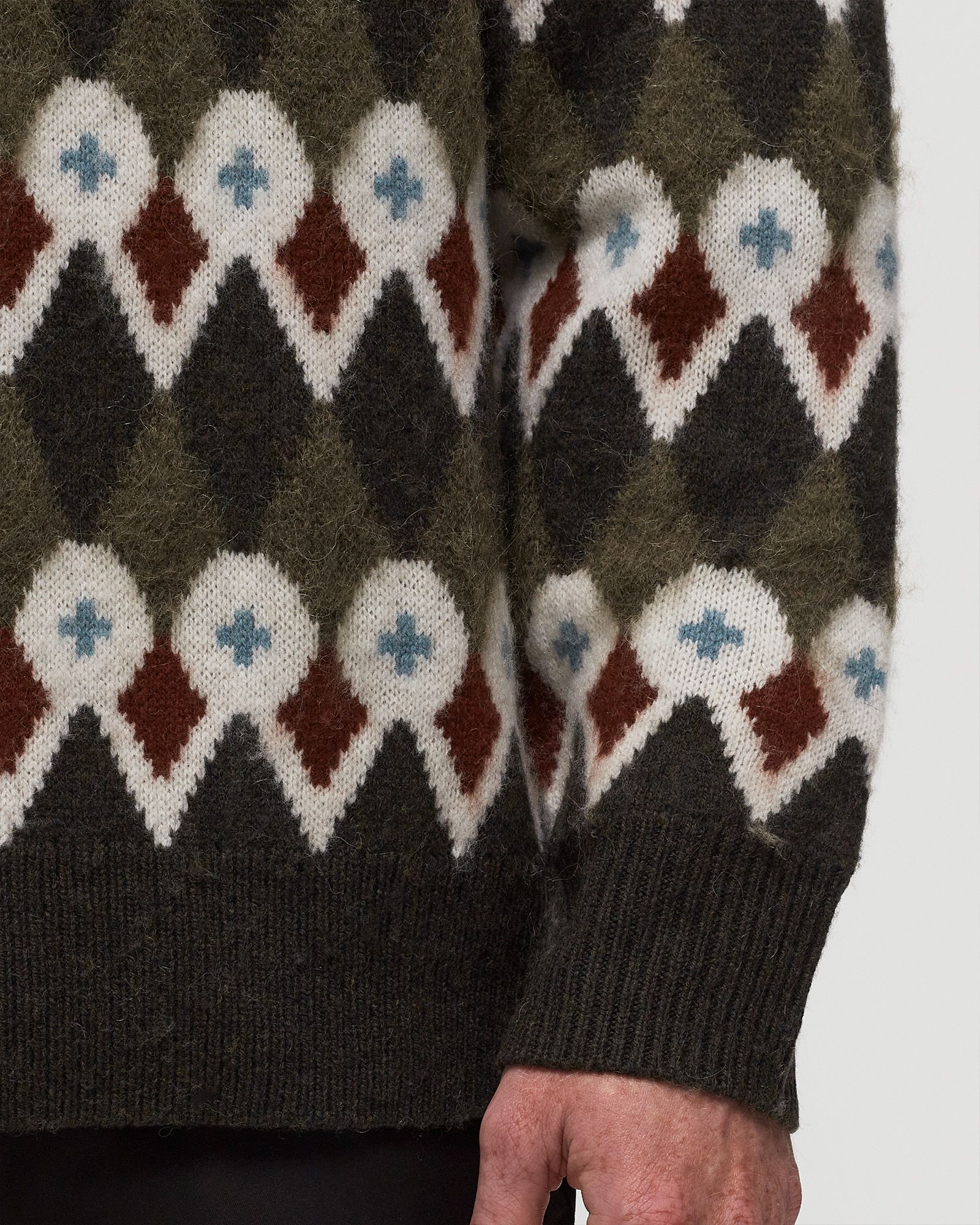 Rune Loose Merino Fair Isle Jacquard Sweater