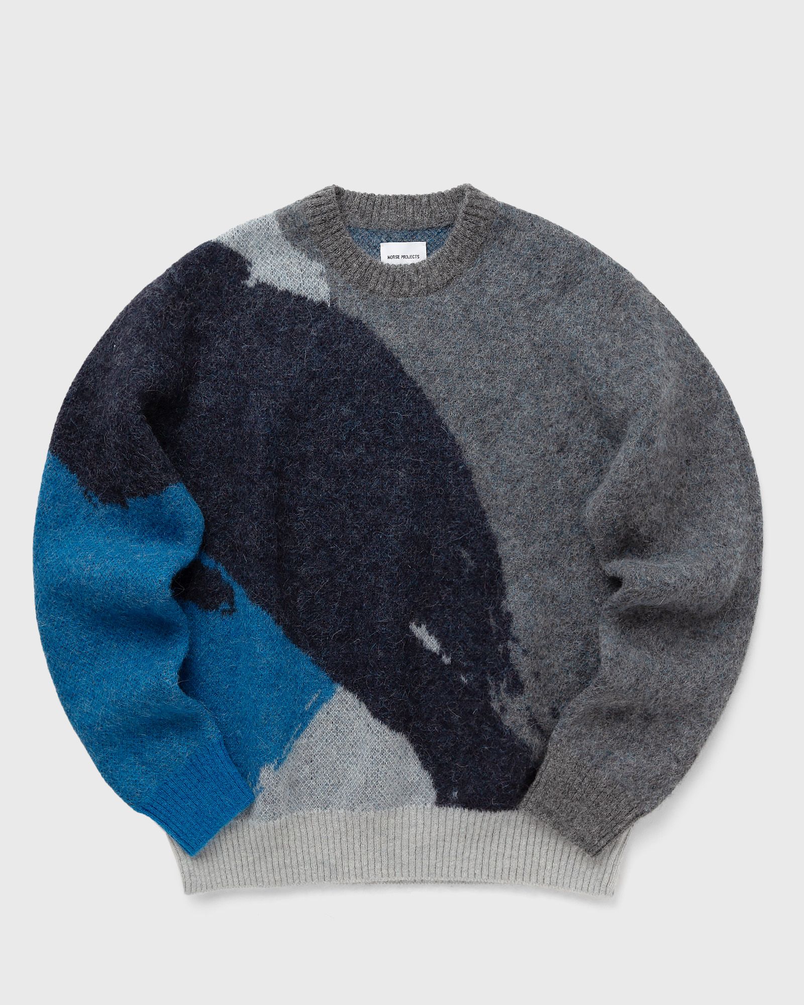 Norse Projects - arild alpaca mohair jacquard sweater men pullovers multi in größe:l